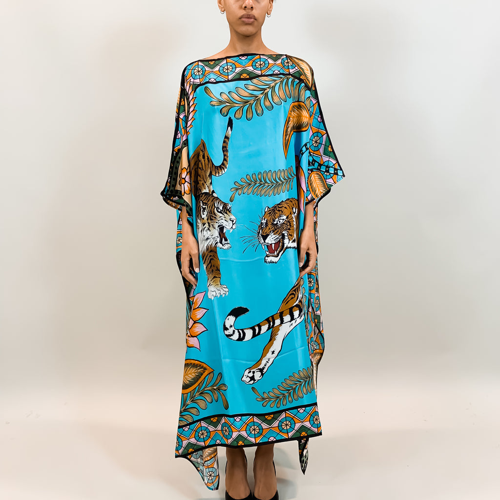 TIGER & JUNGLE SILK TUNIC