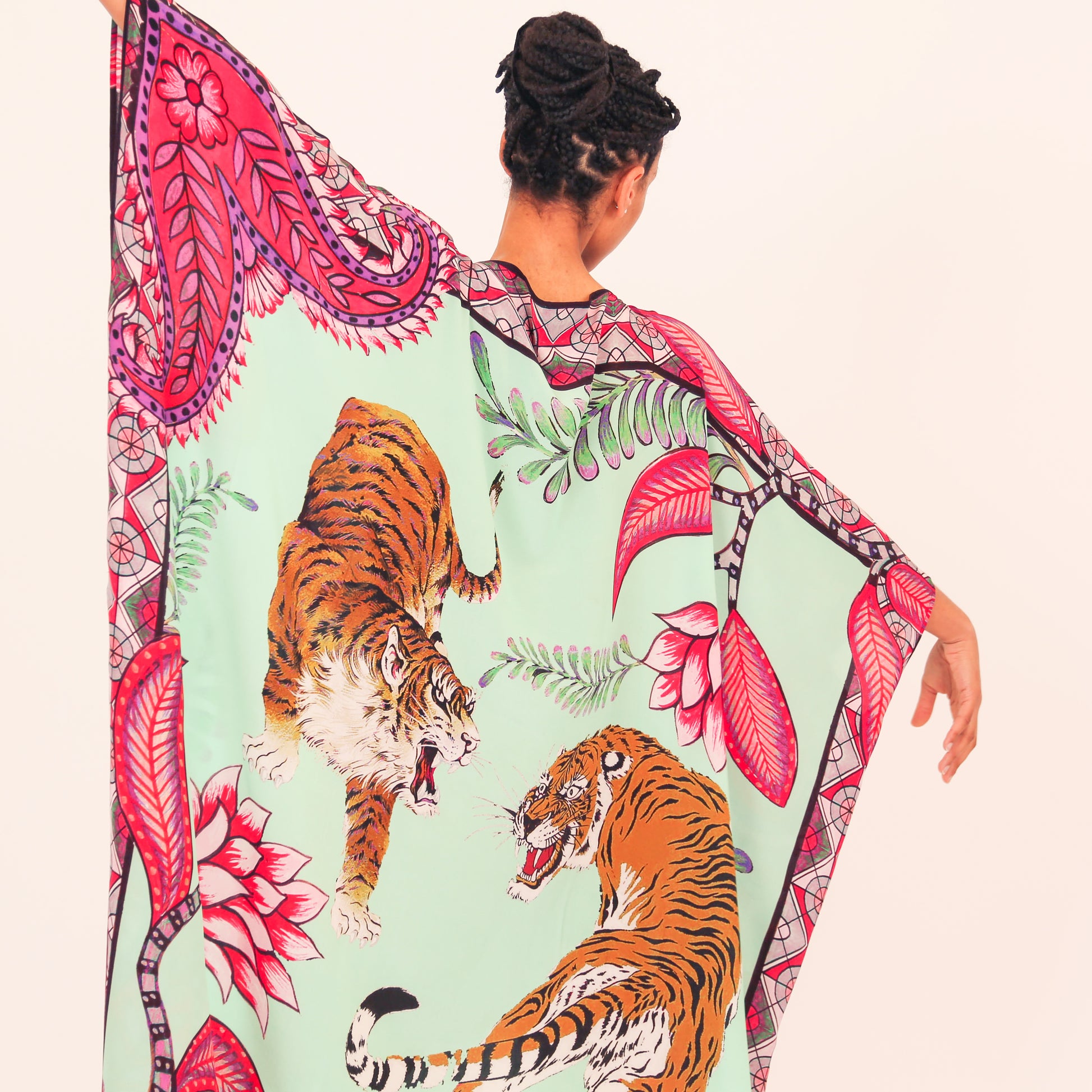 TIGER & JUNGLE SILK TUNIC
