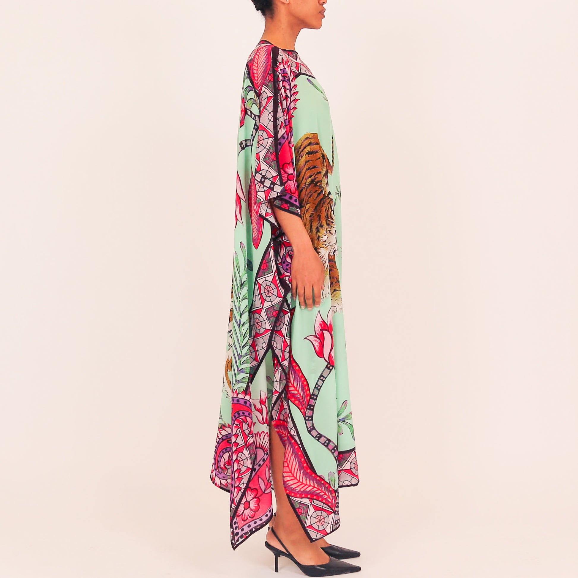 TIGER & JUNGLE SILK TUNIC