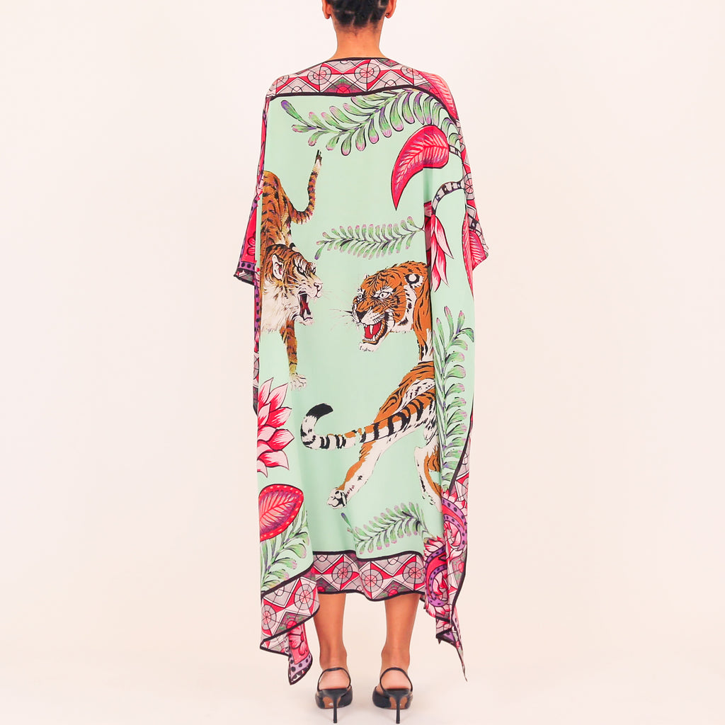 TIGER & JUNGLE SILK TUNIC