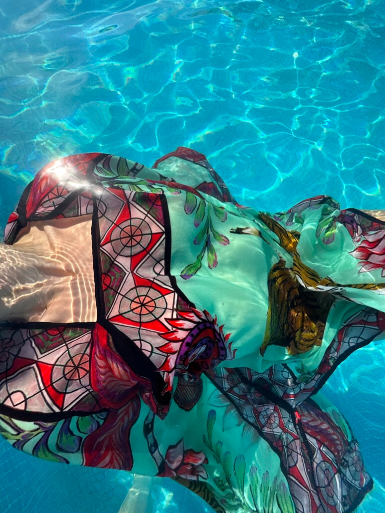 TIGER & JUNGLE SILK TUNIC