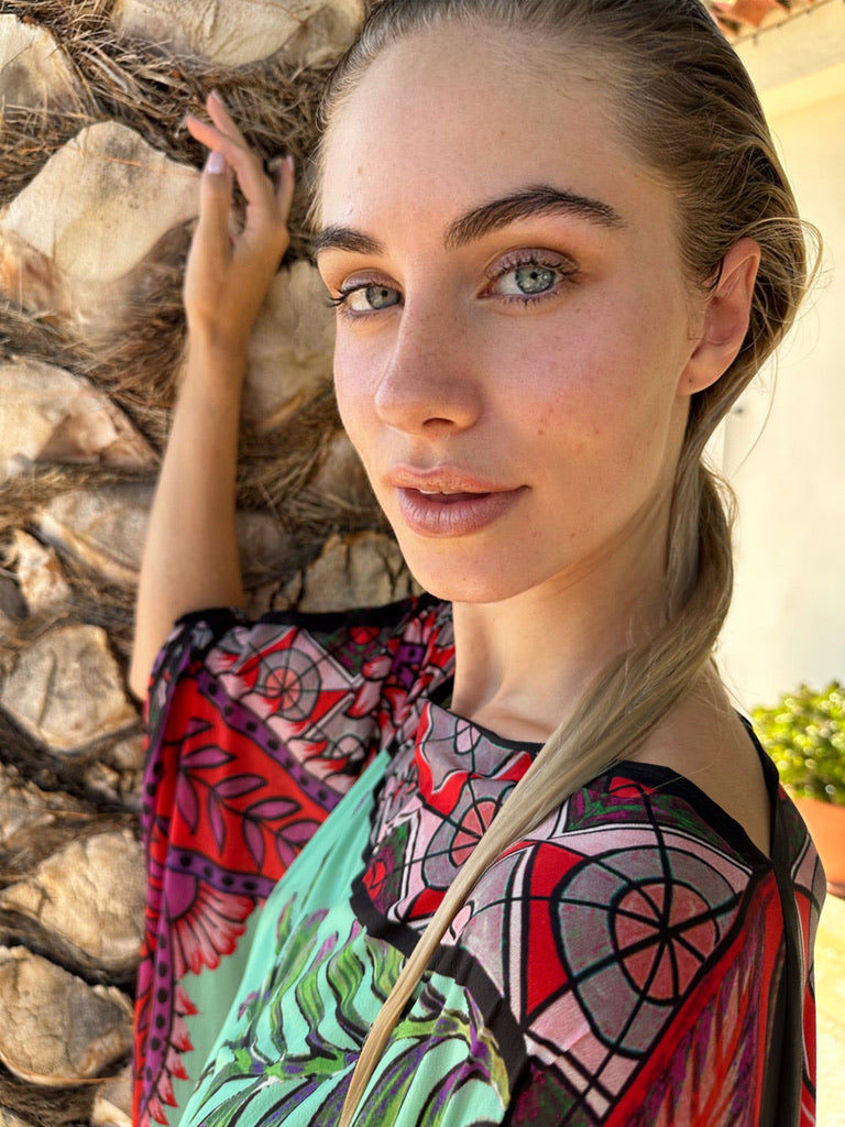 TIGER & JUNGLE SILK TUNIC