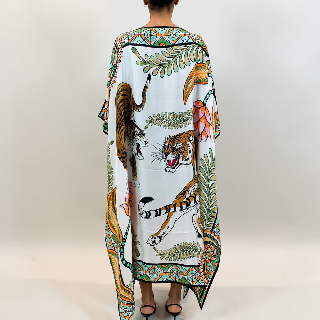 TIGER & JUNGLE SILK TUNIC