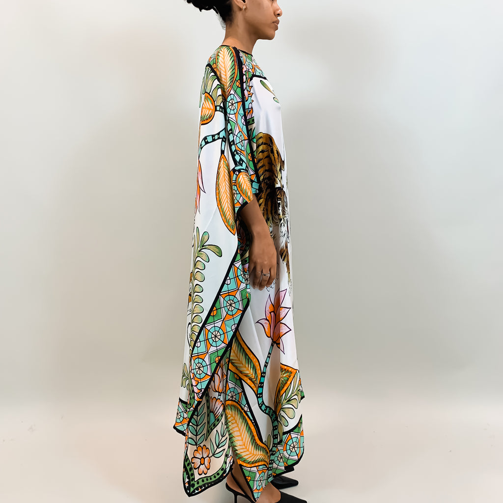 TIGER & JUNGLE SILK TUNIC