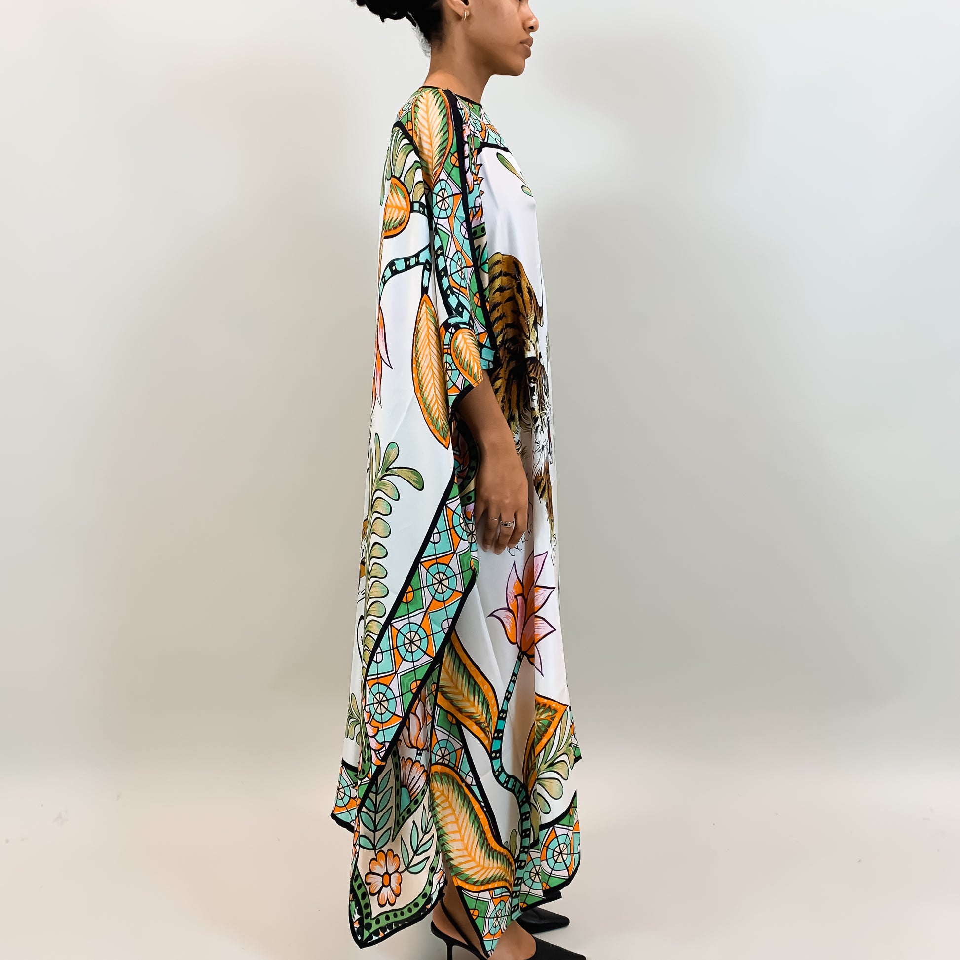 TIGER & JUNGLE SILK TUNIC