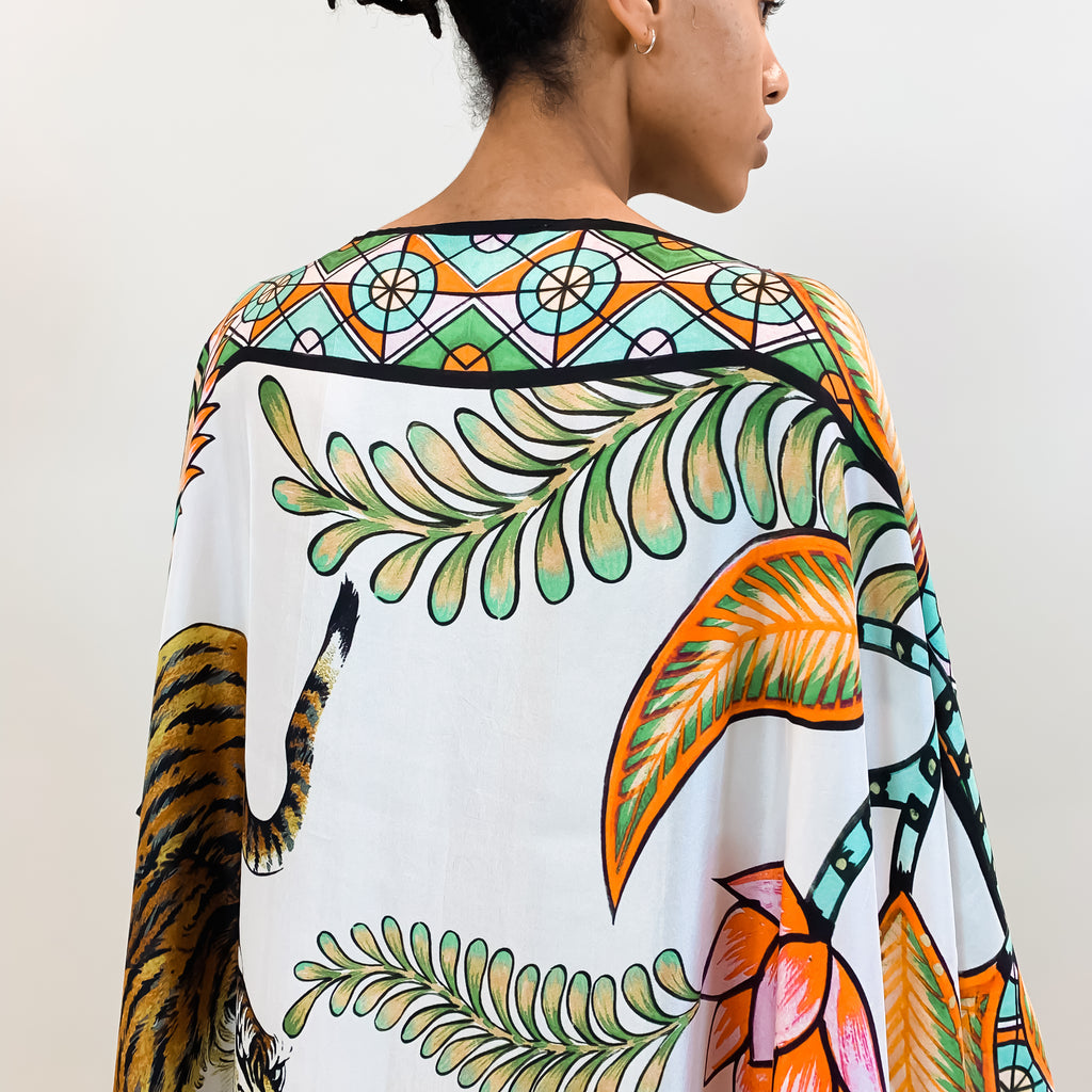 TIGER & JUNGLE SILK TUNIC