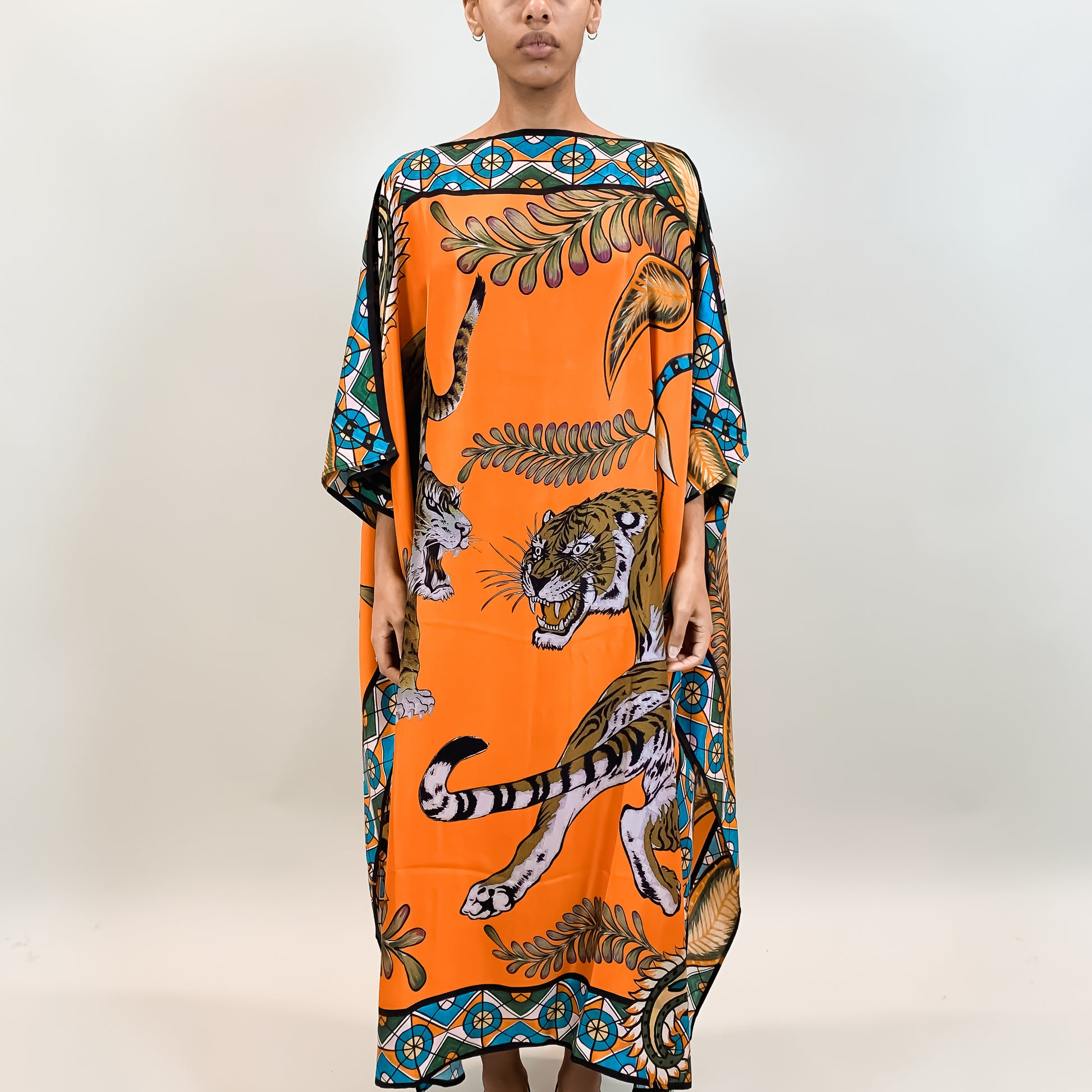 TIGER & JUNGLE SILK TUNIC