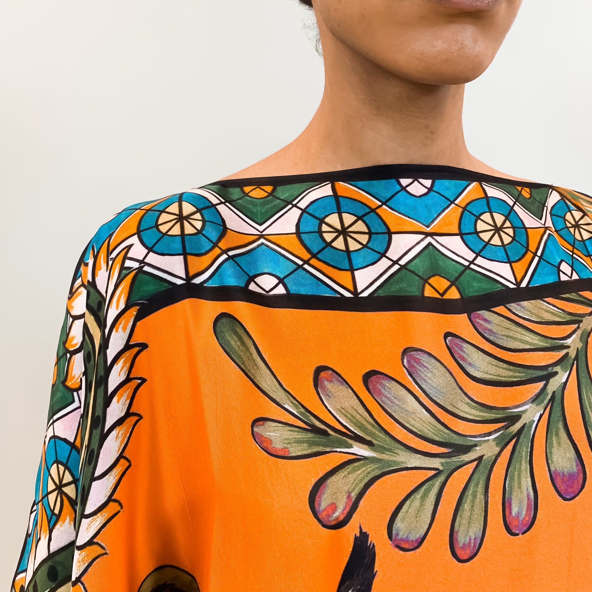 TIGER & JUNGLE SILK TUNIC