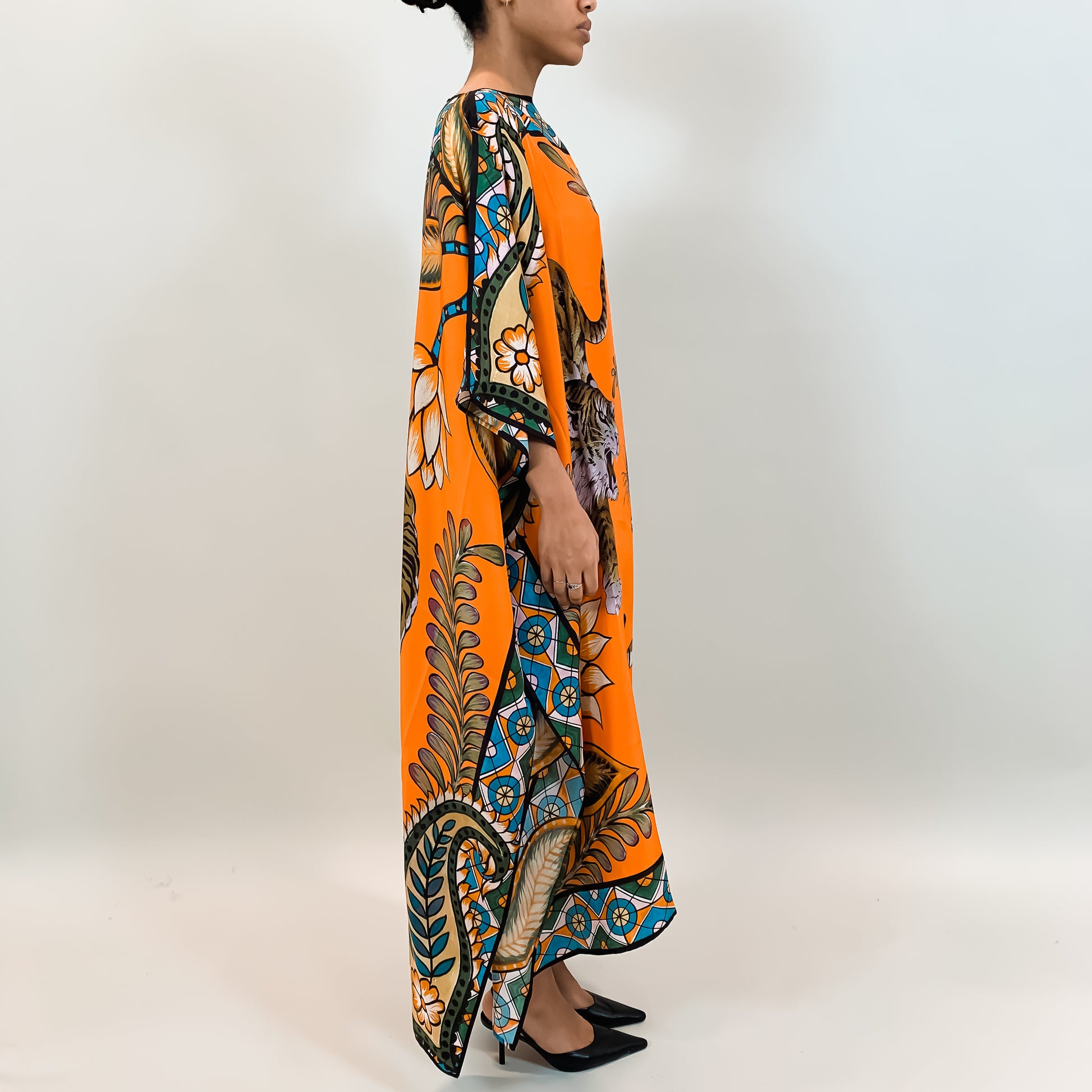 TIGER & JUNGLE SILK TUNIC