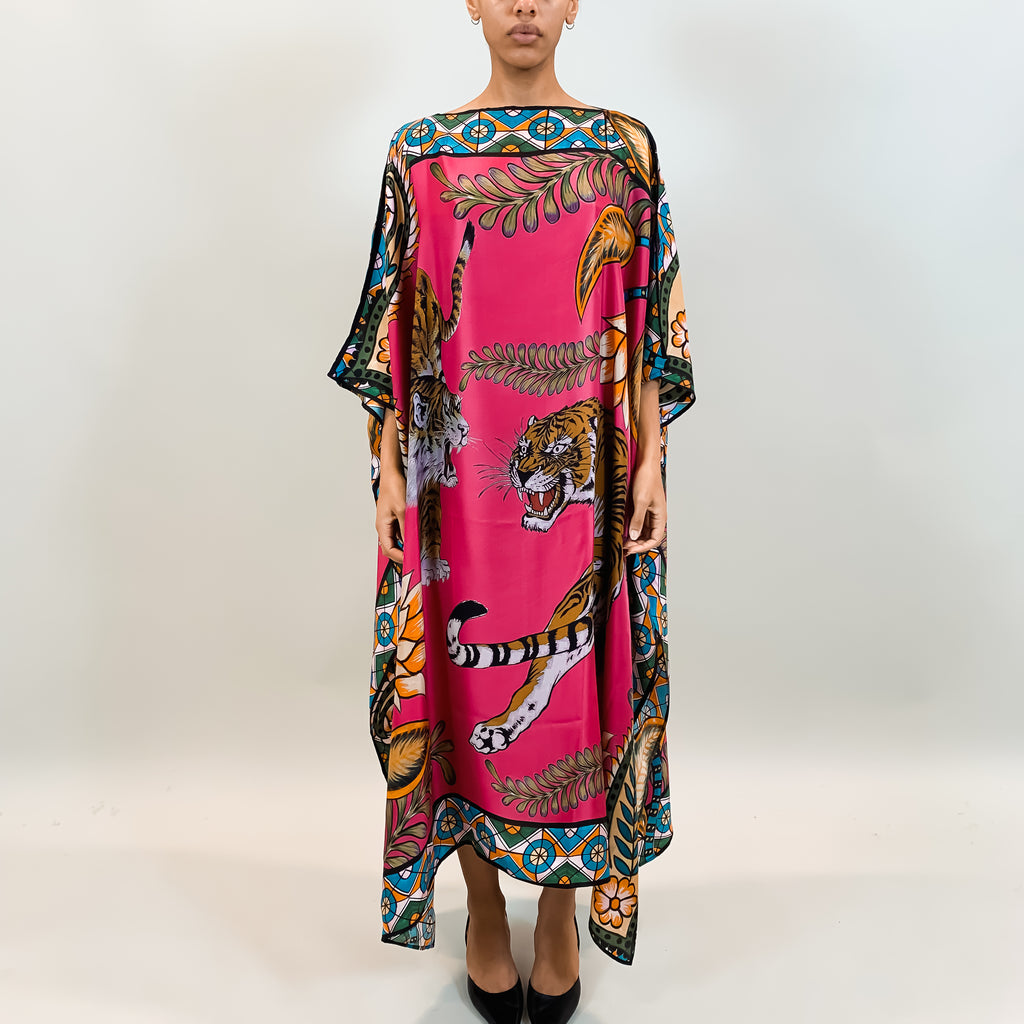 TIGER & JUNGLE SILK TUNIC
