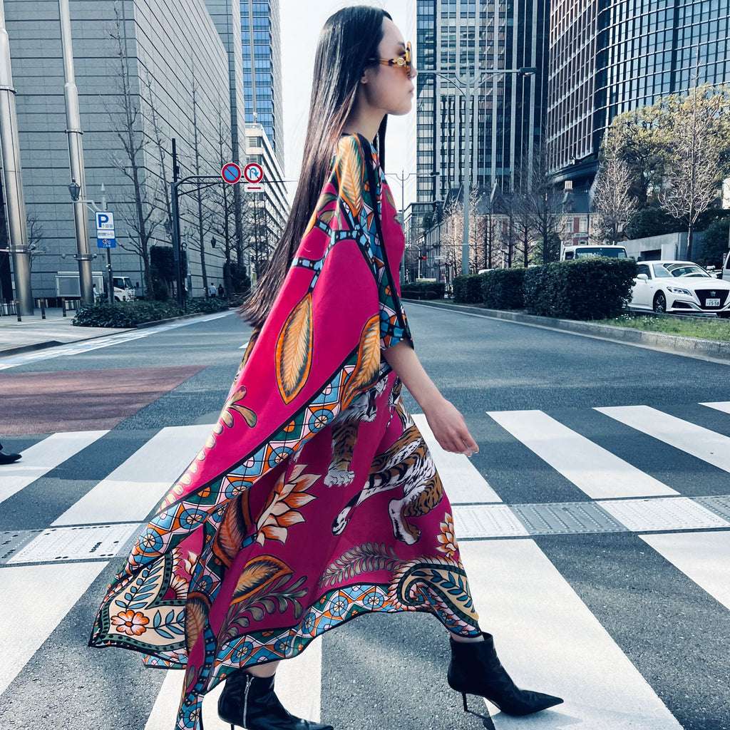 TIGER & JUNGLE SILK TUNIC