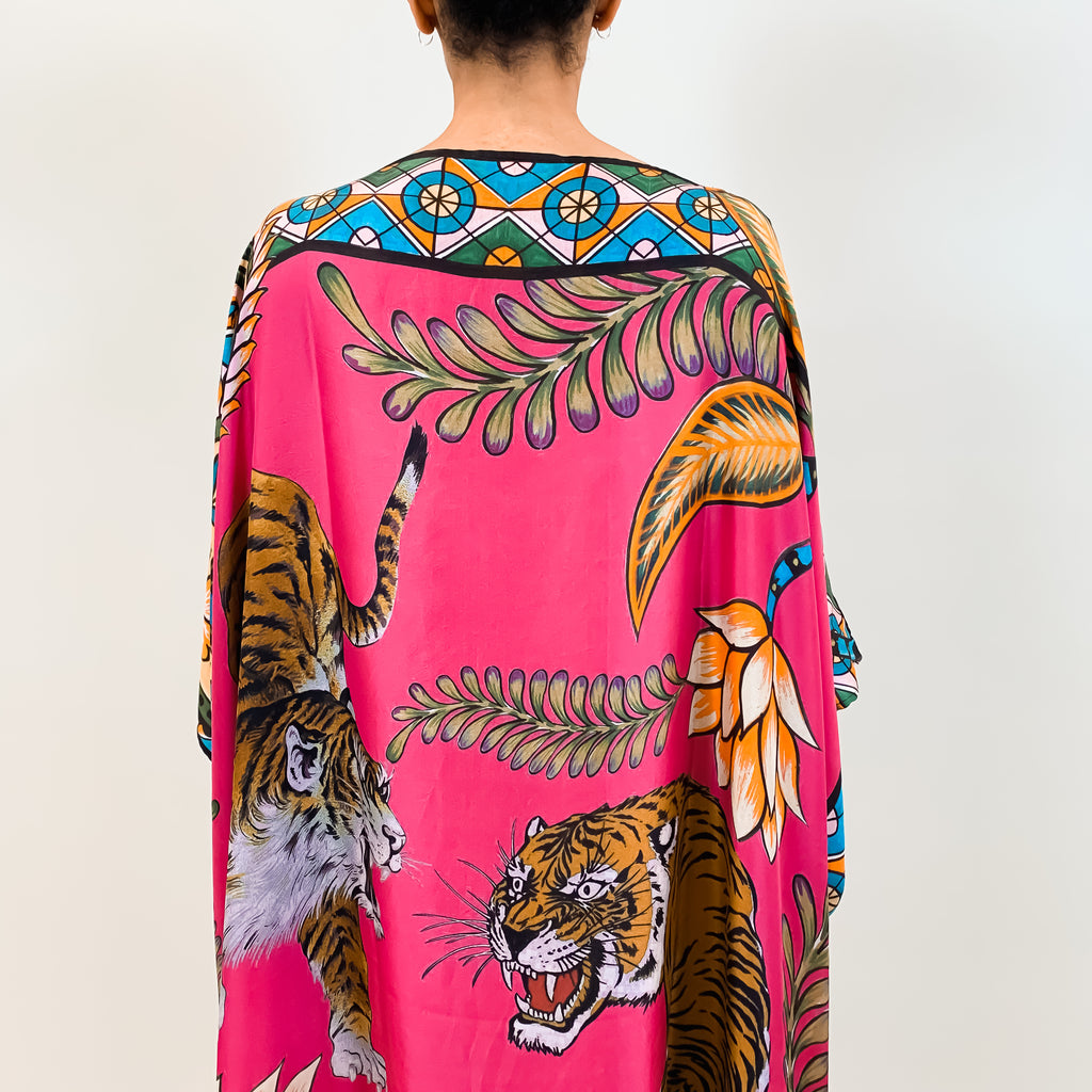 TIGER & JUNGLE SILK TUNIC