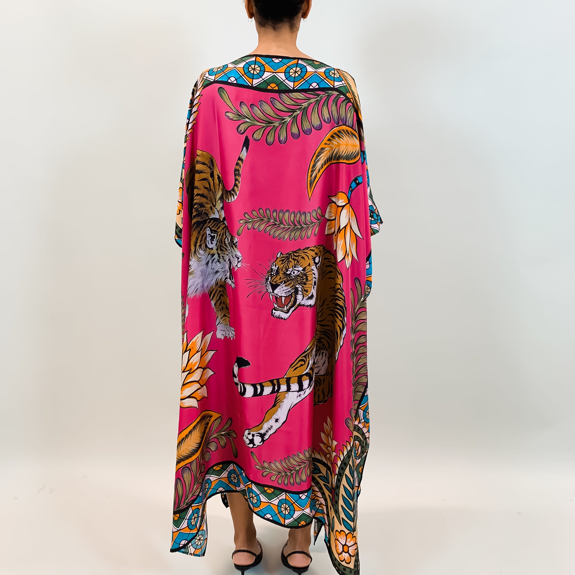 TIGER & JUNGLE SILK TUNIC