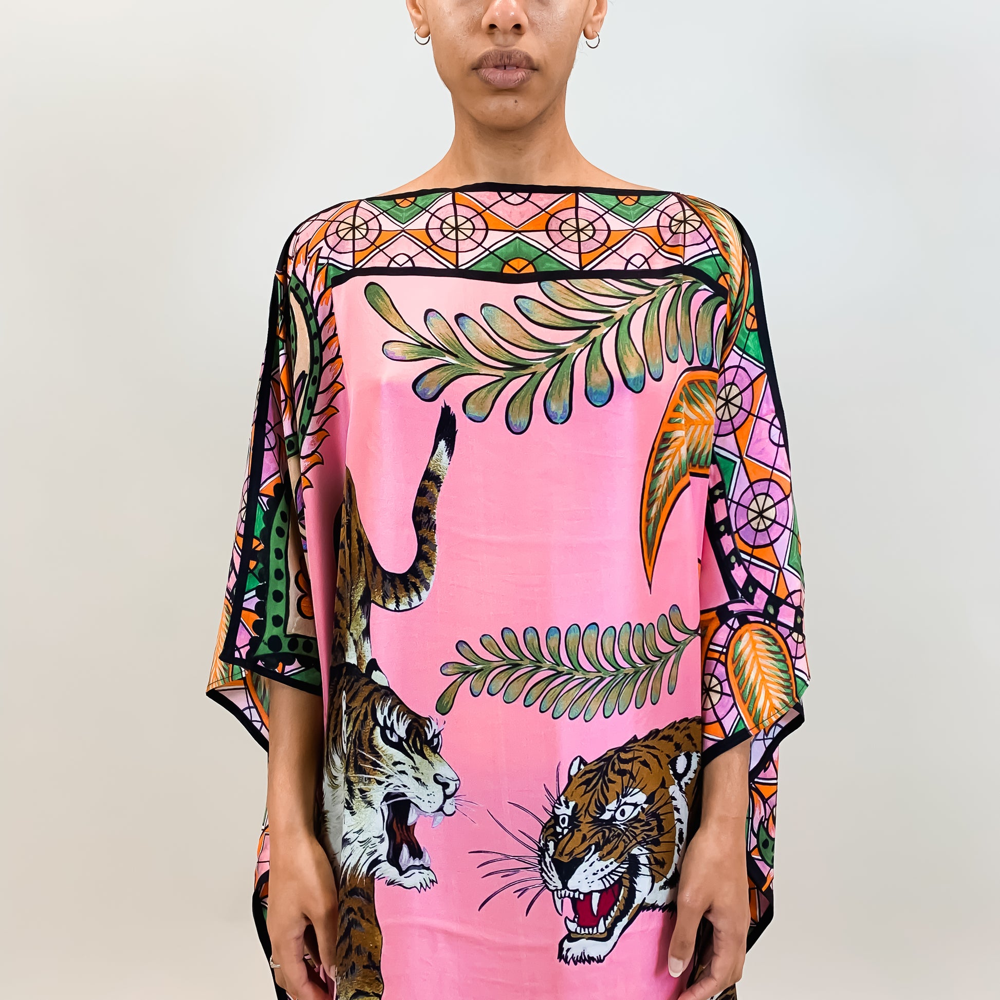 TIGER & JUNGLE SILK TUNIC