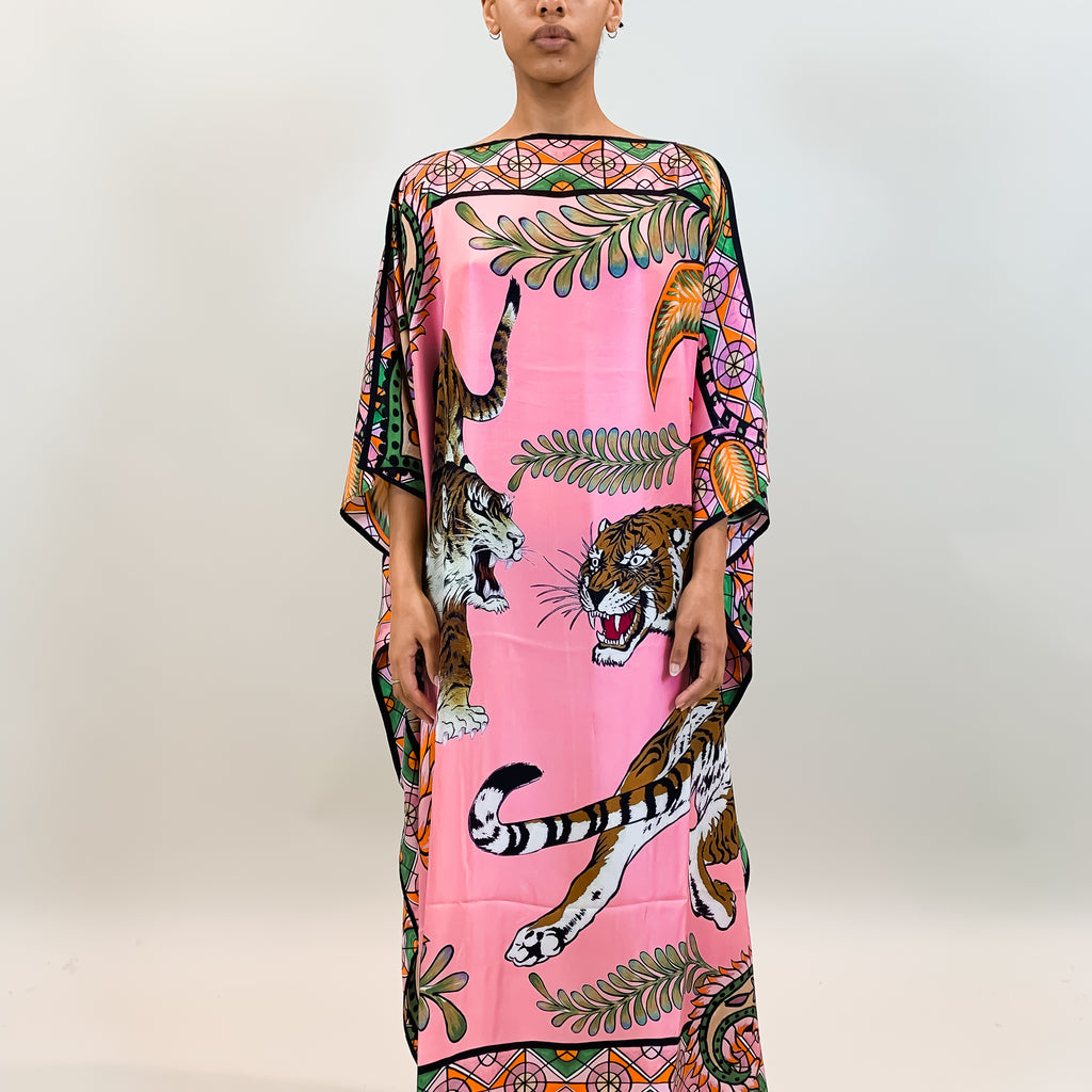 TIGER & JUNGLE SILK TUNIC