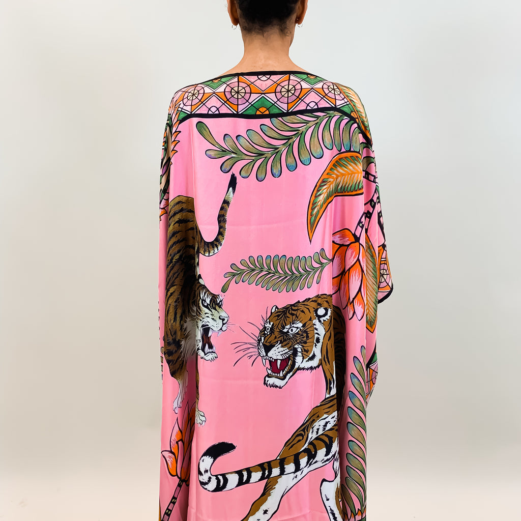 TIGER & JUNGLE SILK TUNIC