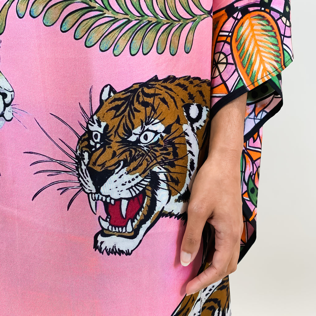 TIGER & JUNGLE SILK TUNIC