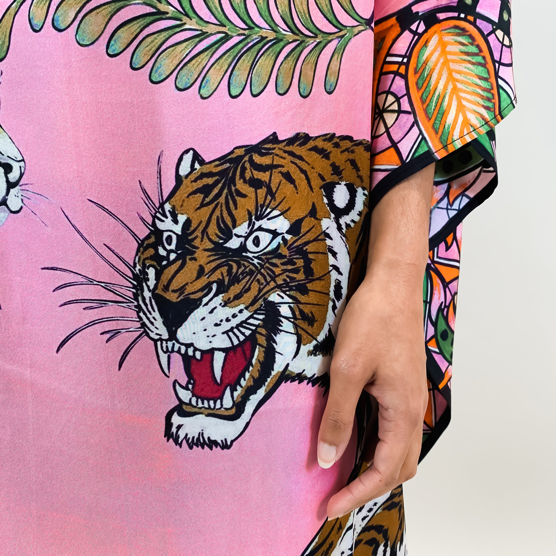 TIGER & JUNGLE SILK TUNIC