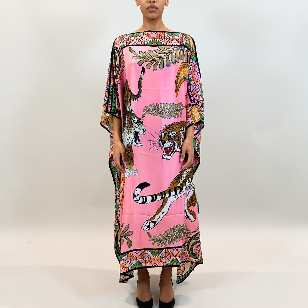 TIGER & JUNGLE SILK TUNIC