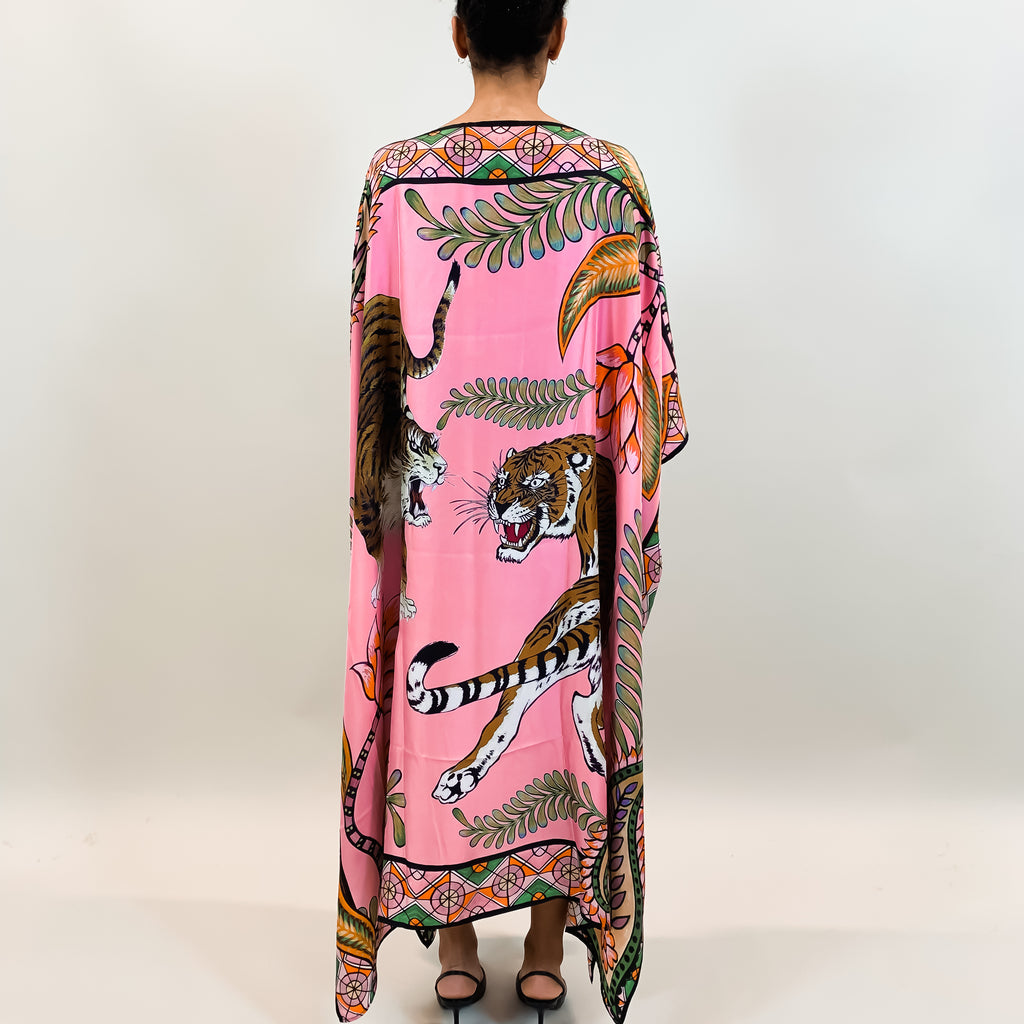 TIGER & JUNGLE SILK TUNIC