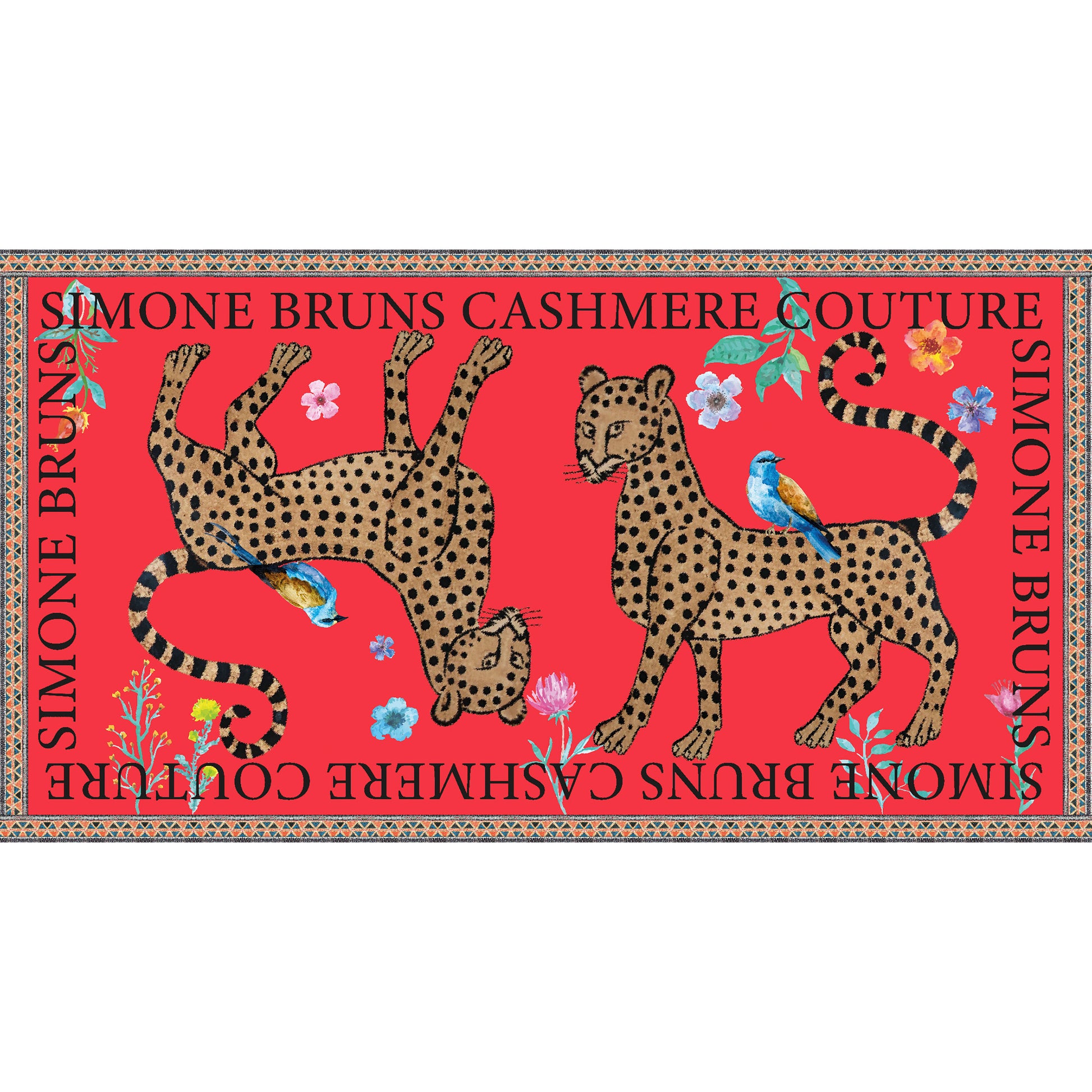 VENICE LEOPARD CASHMERE SCARF