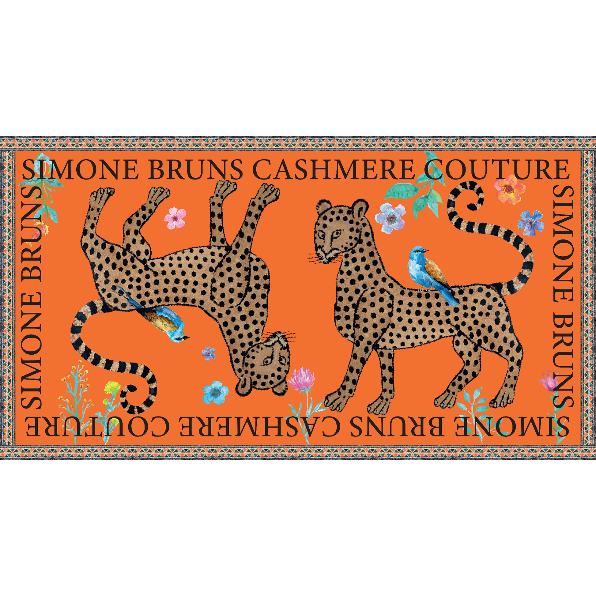 VENICE LEOPARD CASHMERE SCARF
