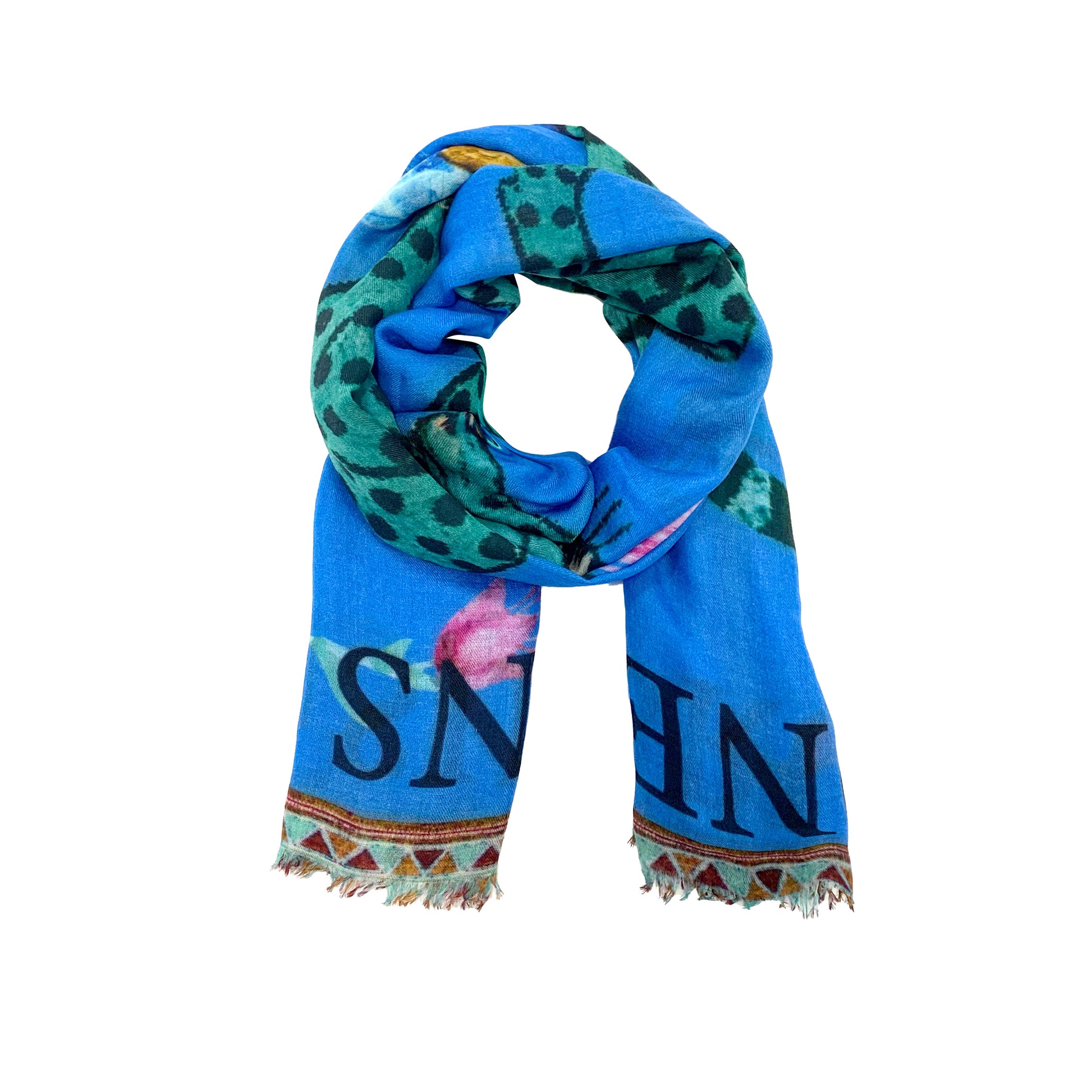 VENICE LEOPARD CASHMERE SCARF