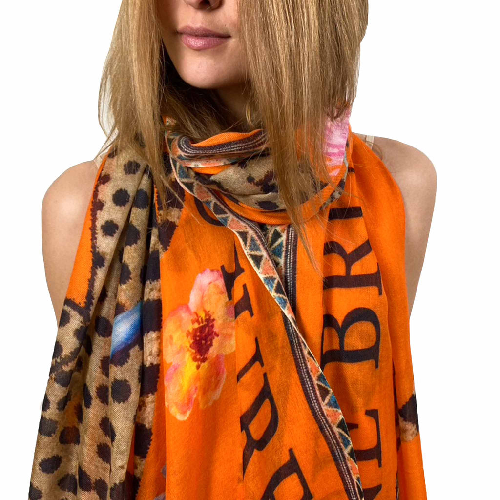 VENICE LEOPARD CASHMERE SCARF
