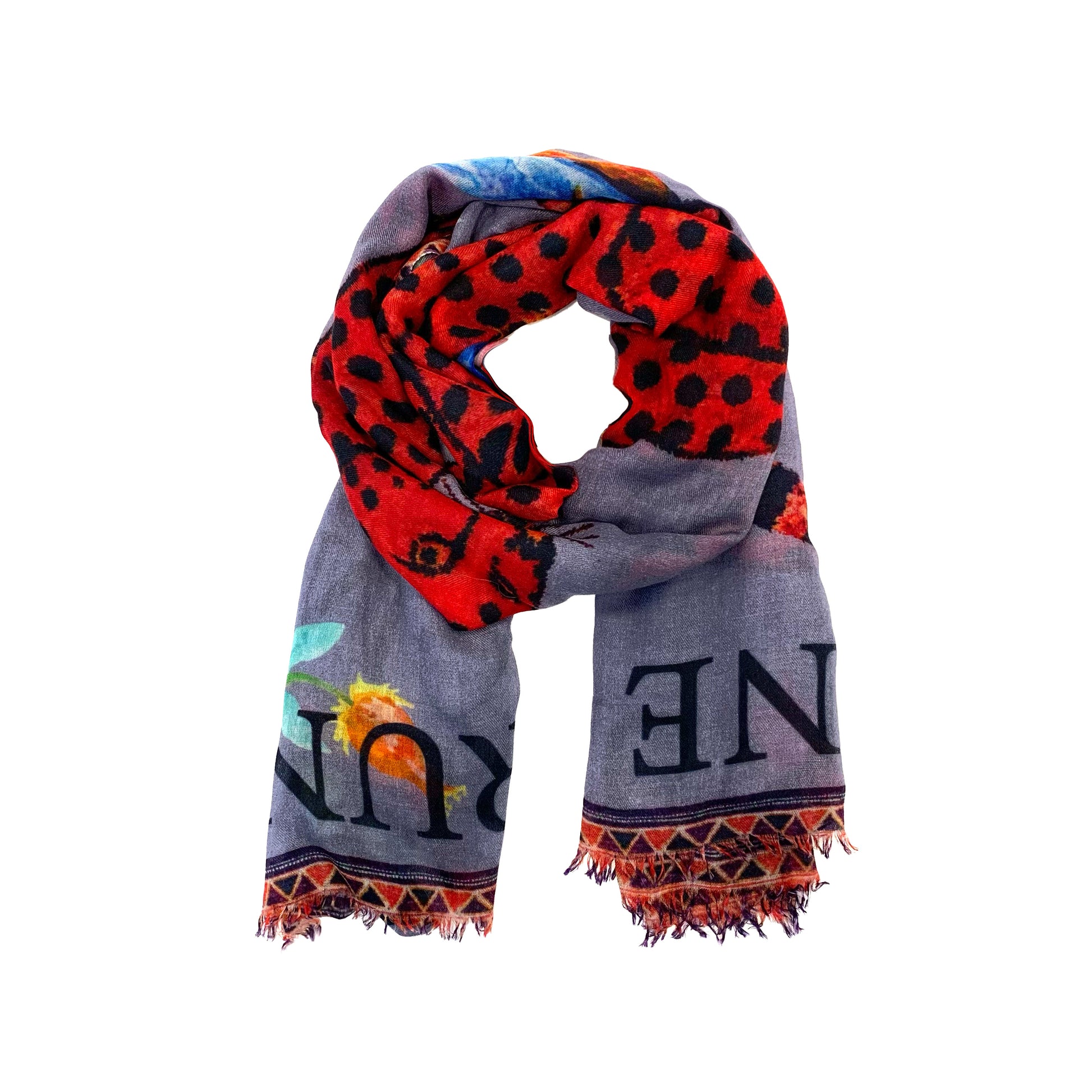 VENICE LEOPARD CASHMERE SCARF