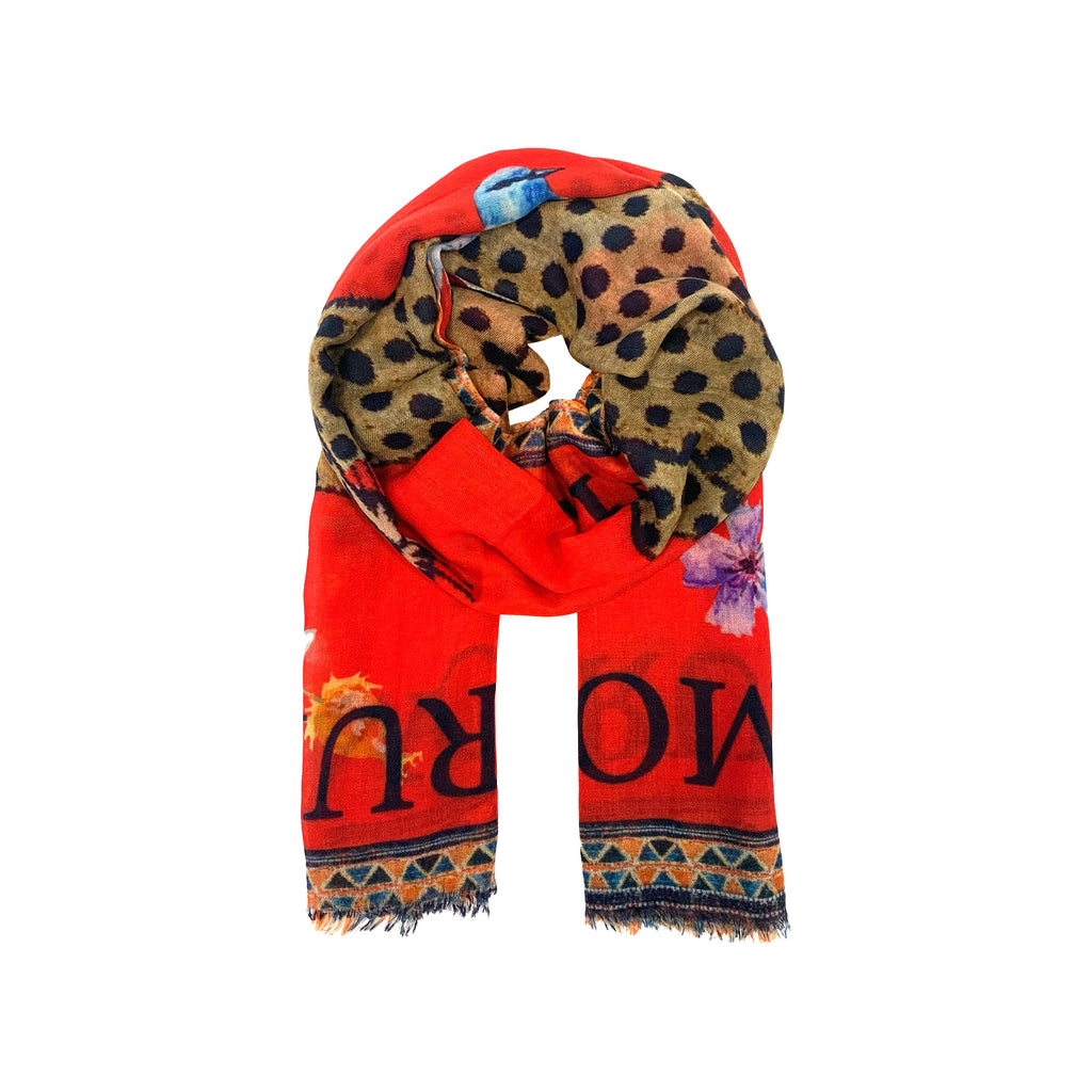 VENICE LEOPARD CASHMERE SCARF