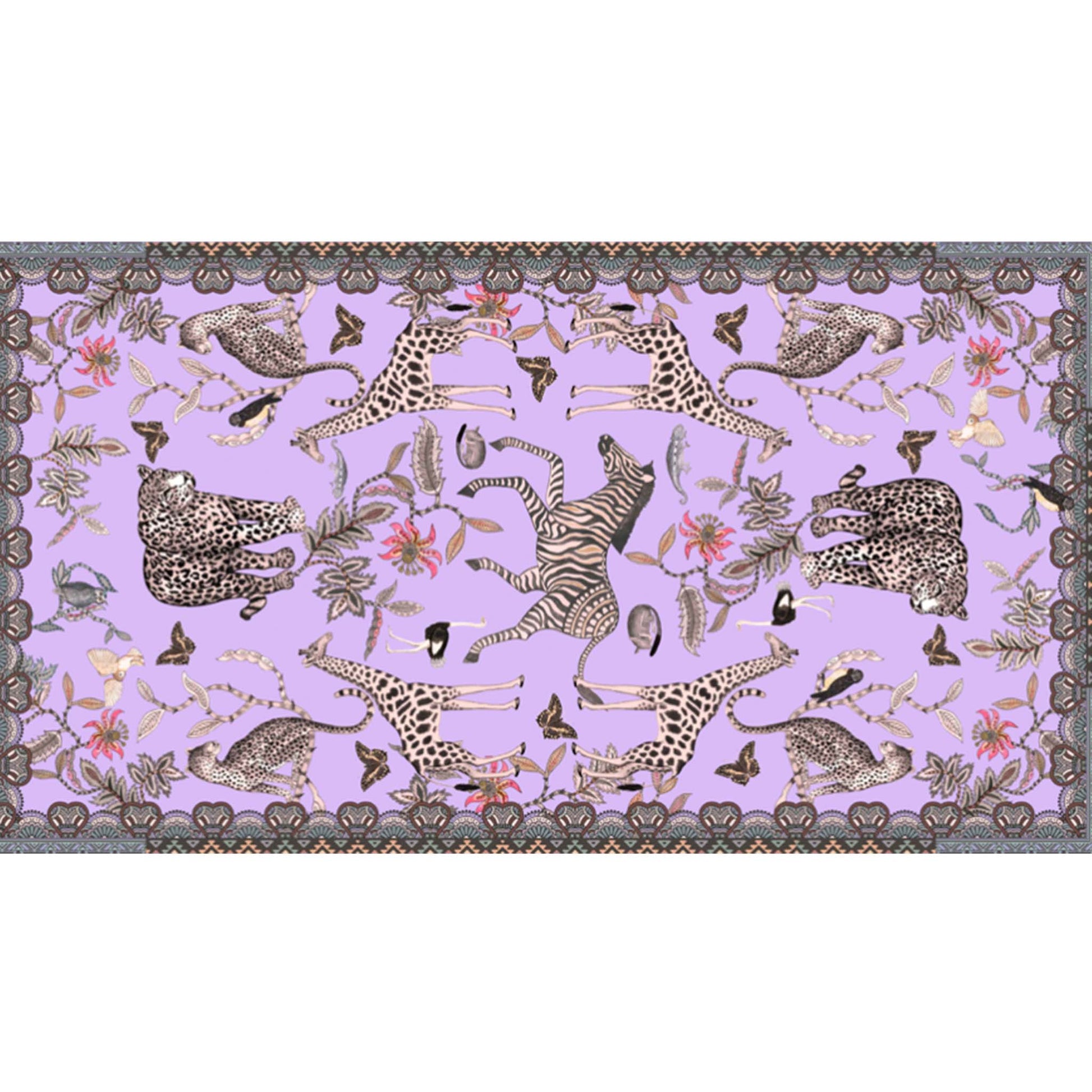 WILDLIFE CASHMERE SCARF