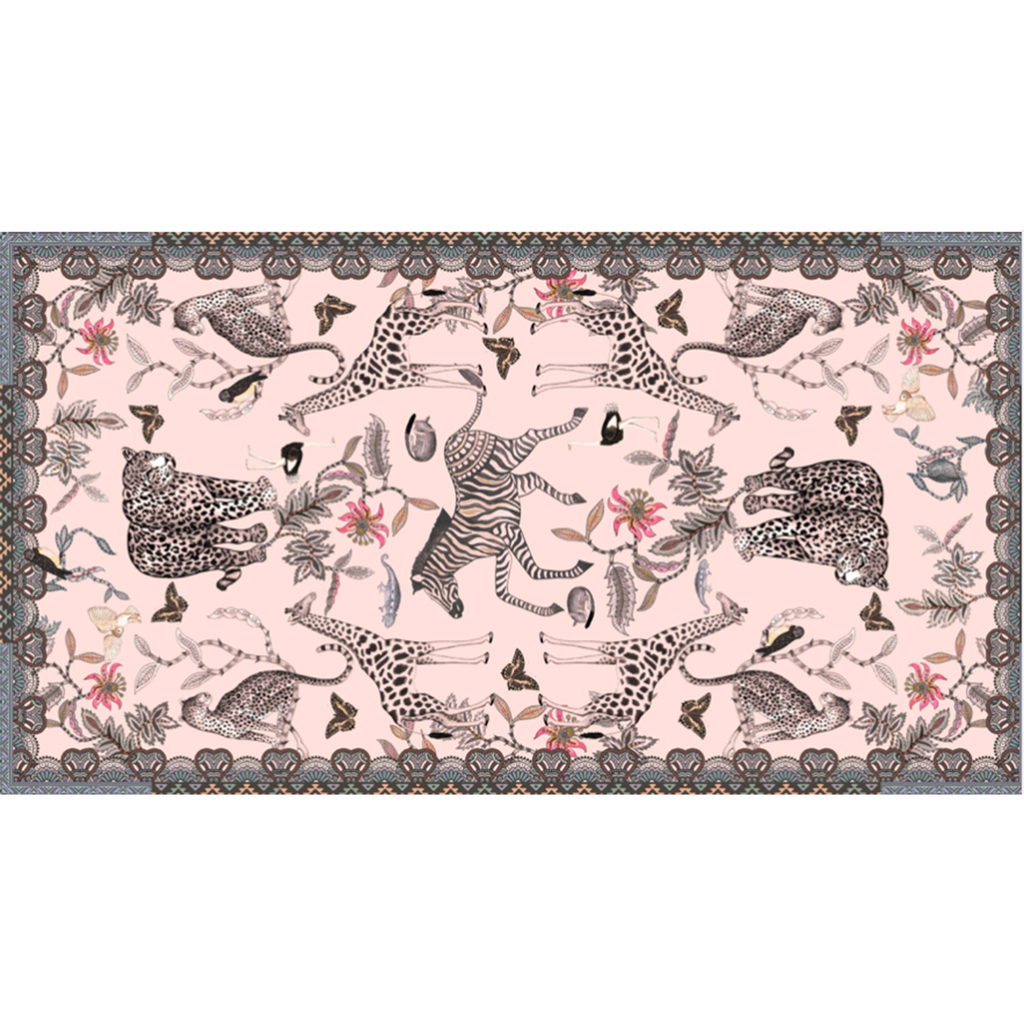 WILDLIFE CASHMERE SCARF