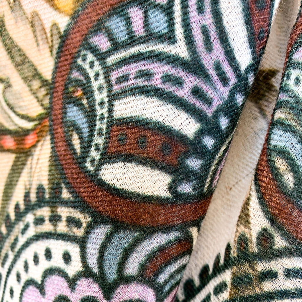 WILDLIFE CASHMERE SCARF