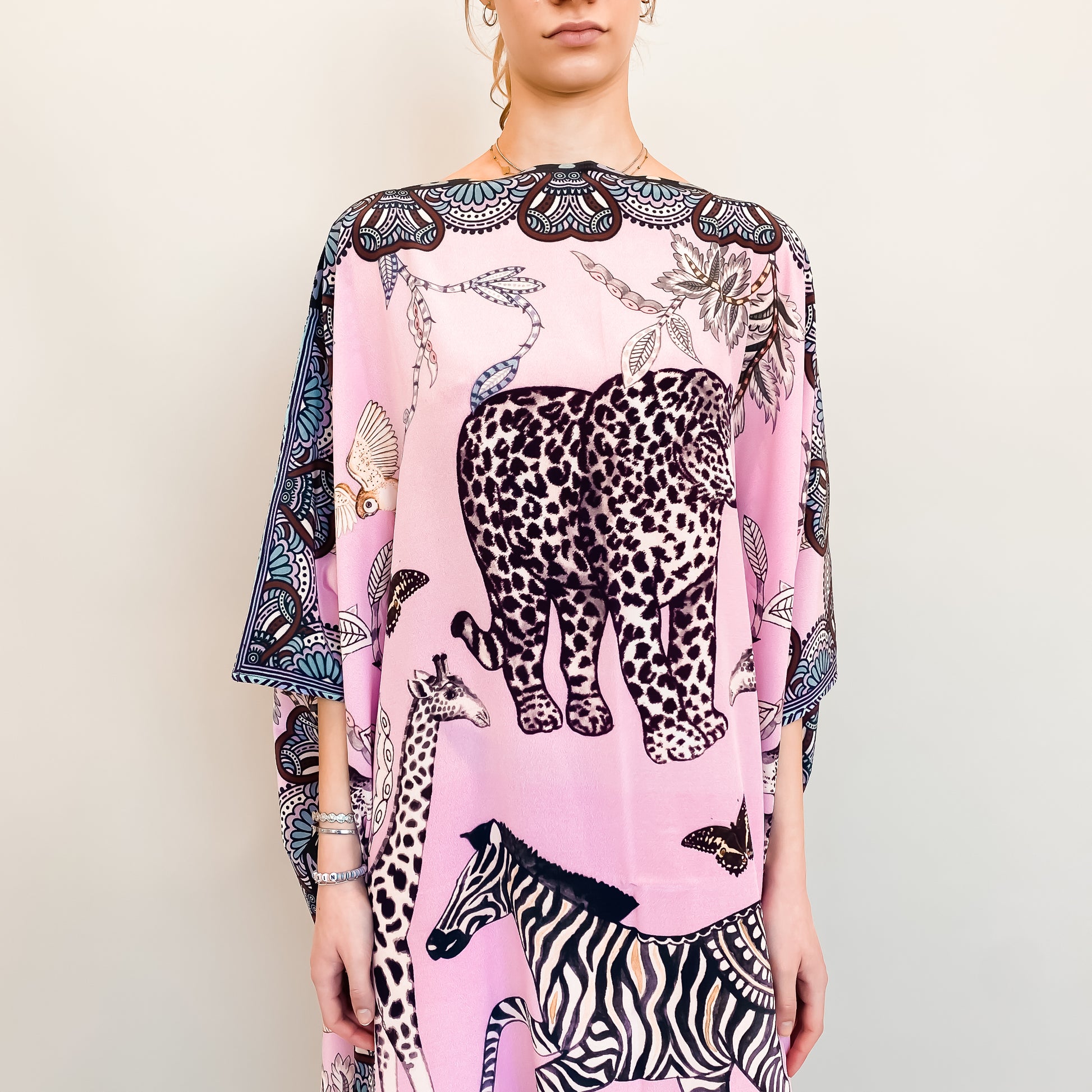 WILDLIFE SILK TUNIC