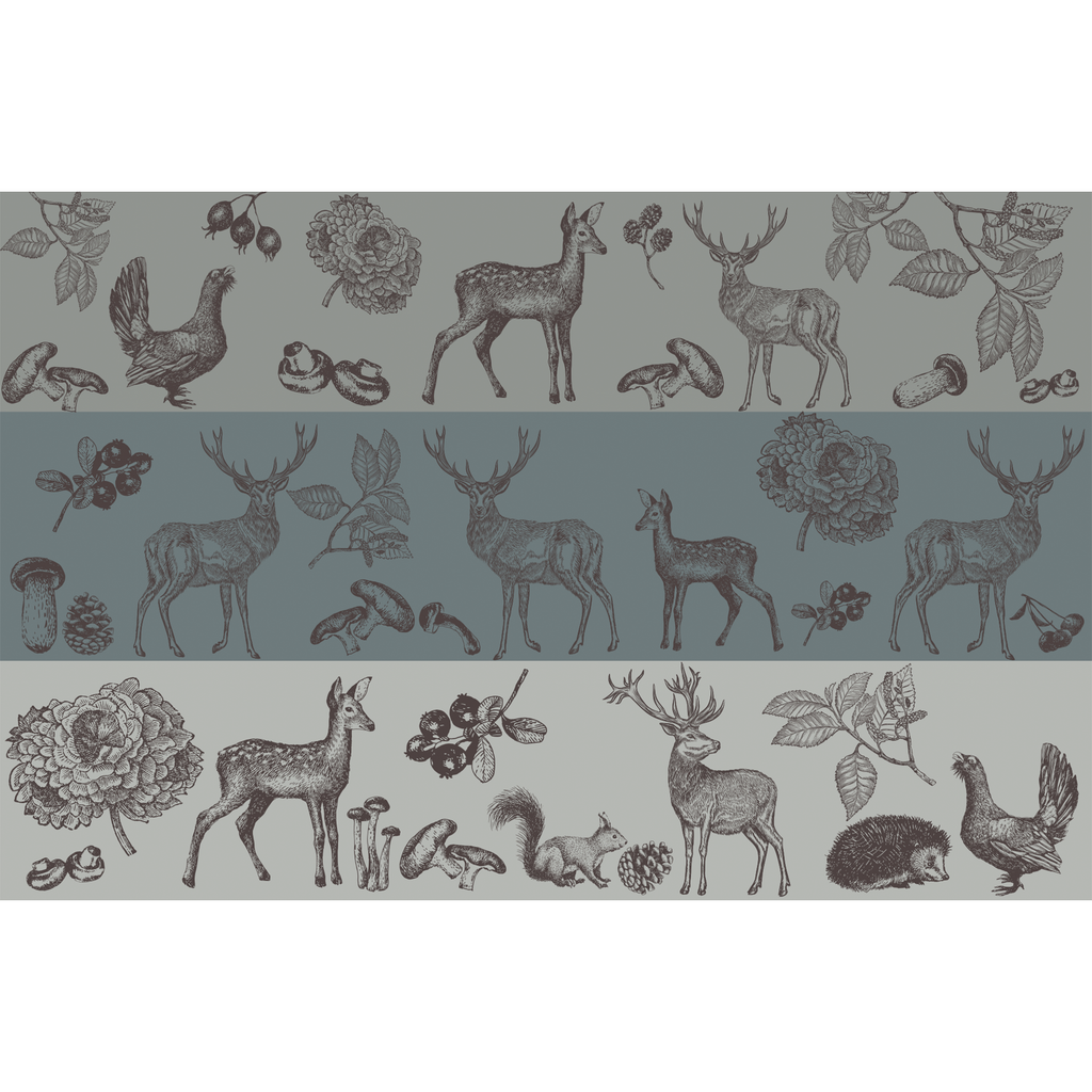 WOODLAND 3 COLOR FELTED CASHMERE SCARF