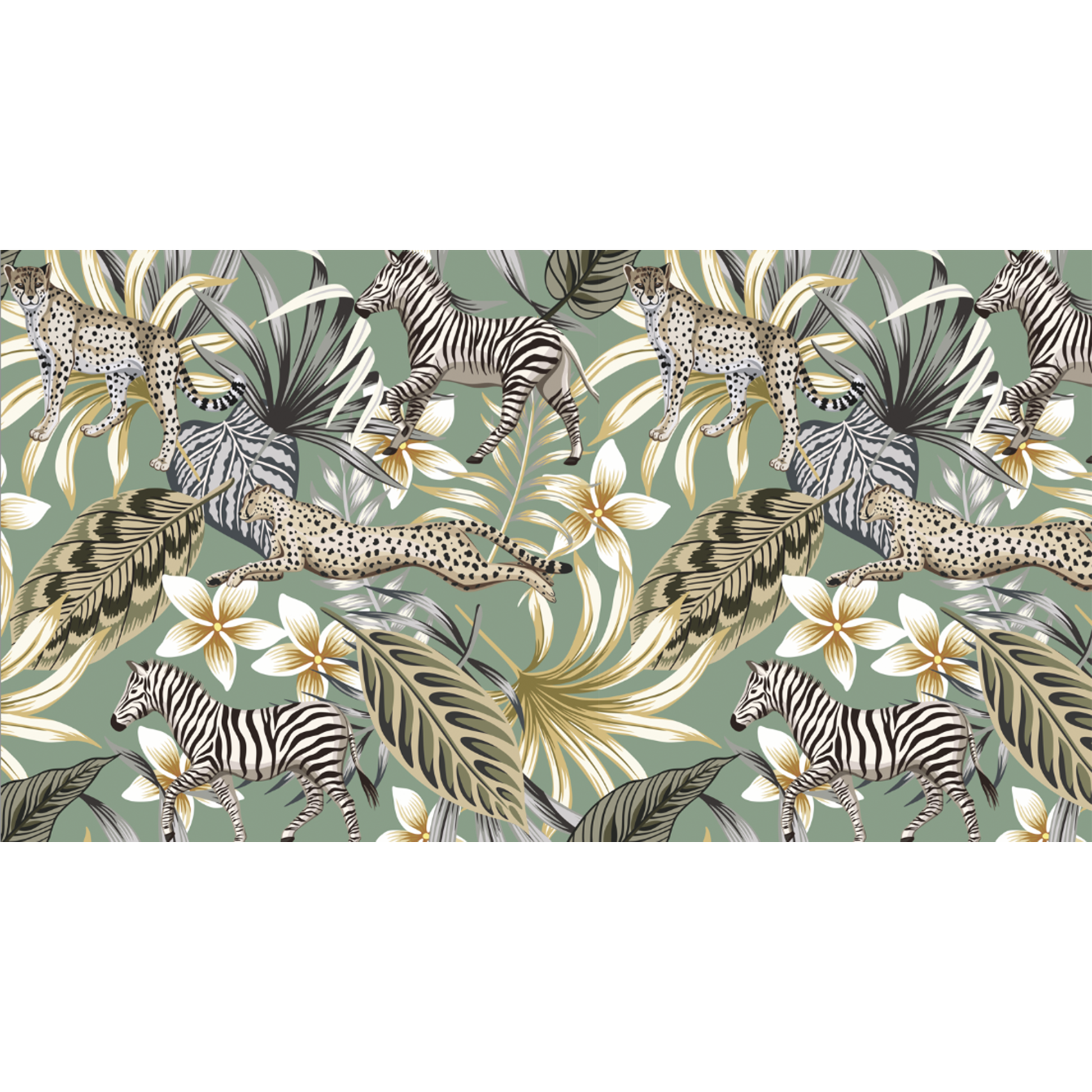 ZEBRA LEO CASHMERE SCARF