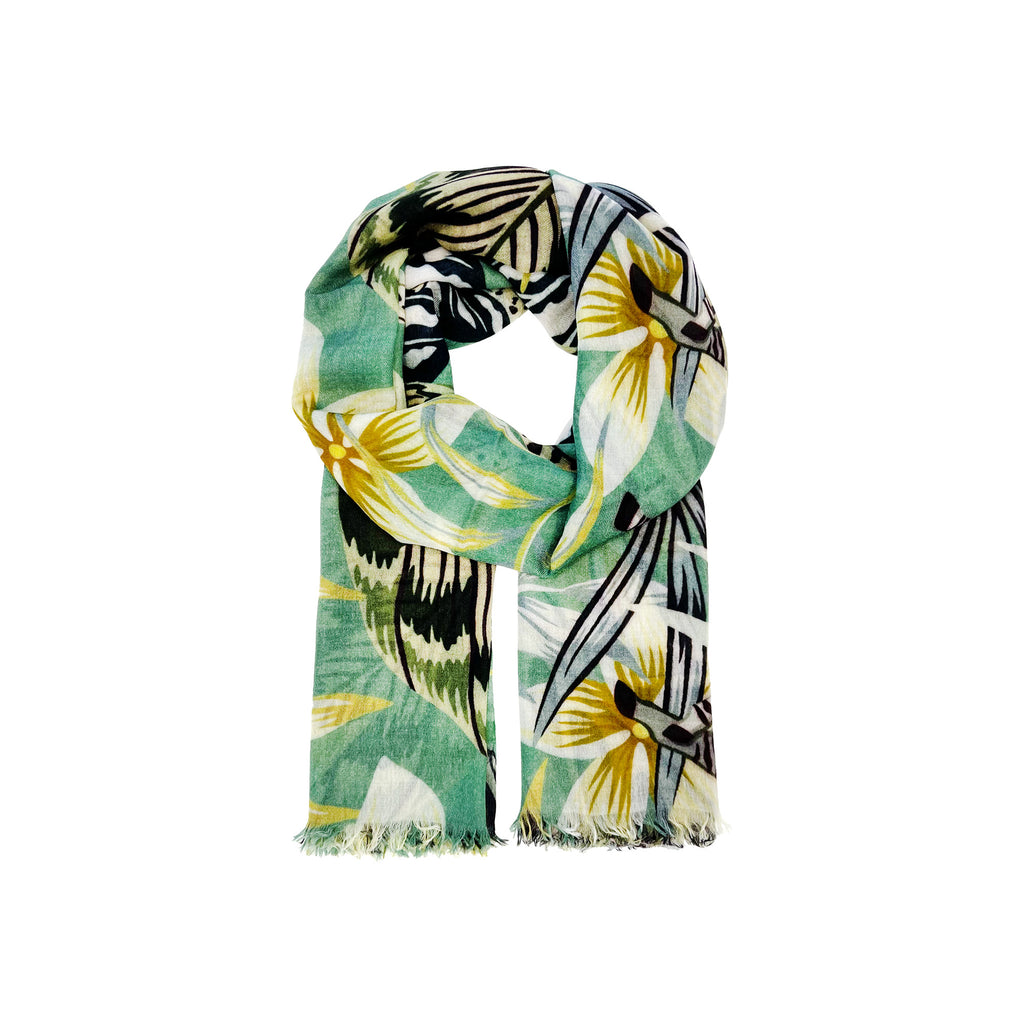 ZEBRA LEO CASHMERE SCARF
