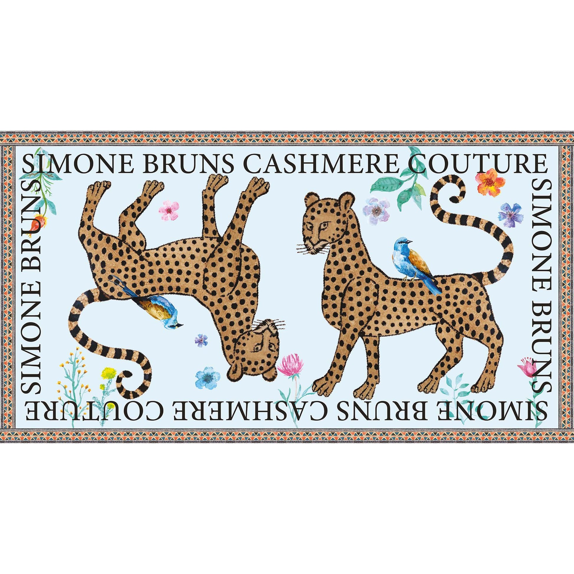 VENICE LEOPARD CASHMERE SCARF