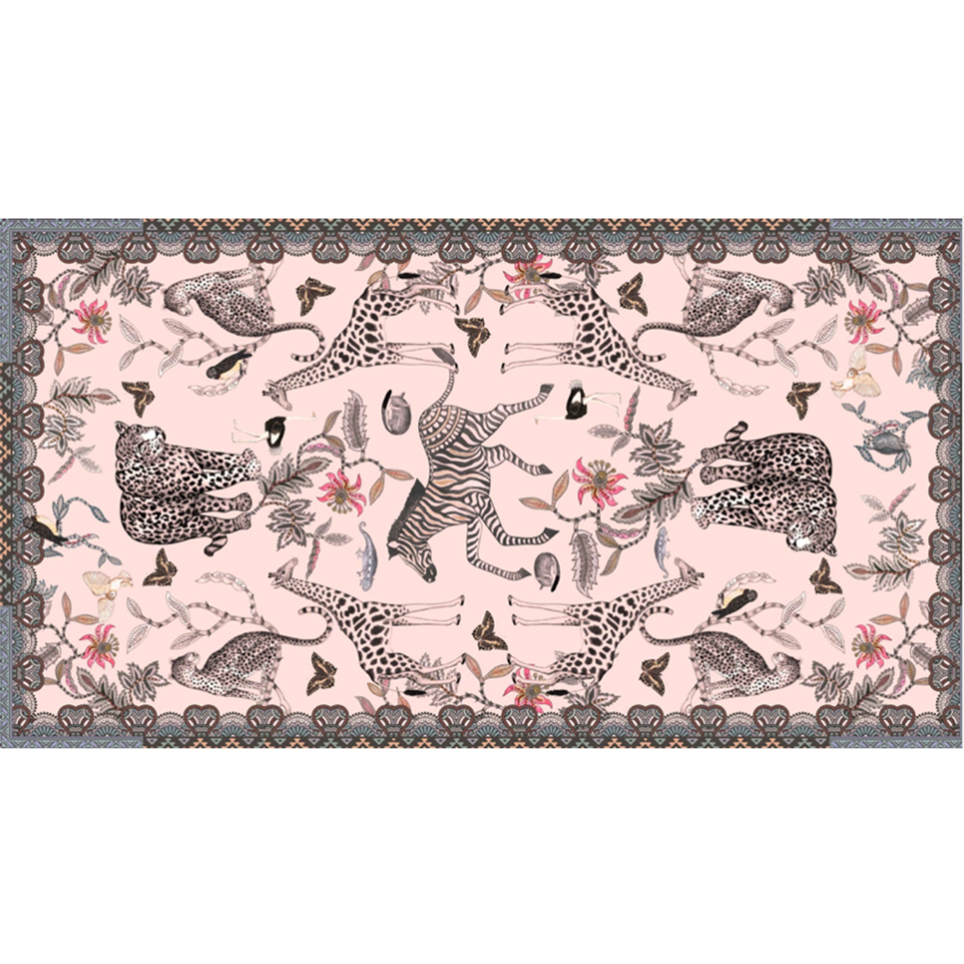 WILDLIFE CASHMERE SCARF