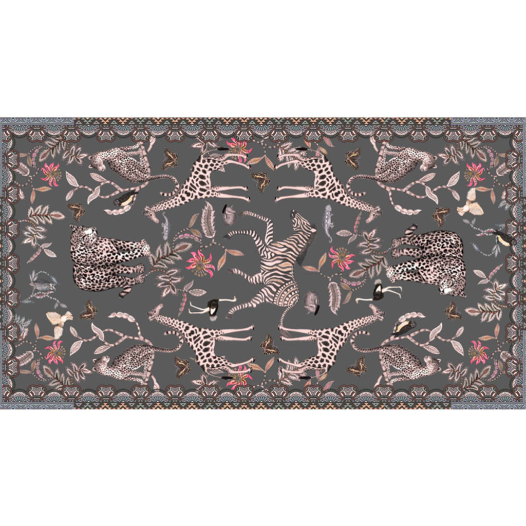 WILDLIFE CASHMERE SCARF