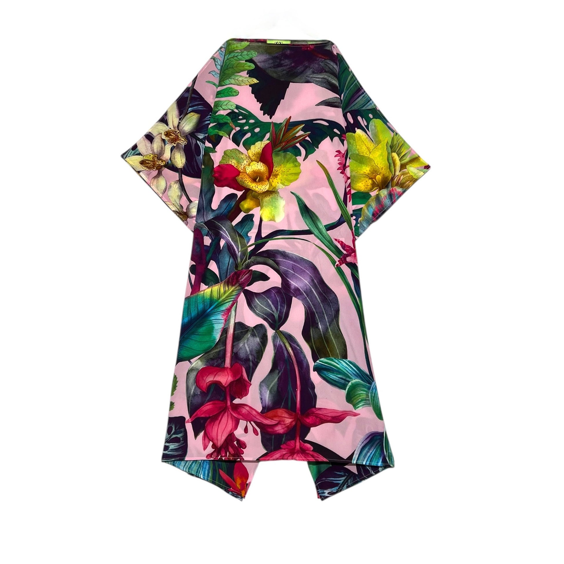 ORCHEDIA SILK TUNIC - LIGHT ROSE