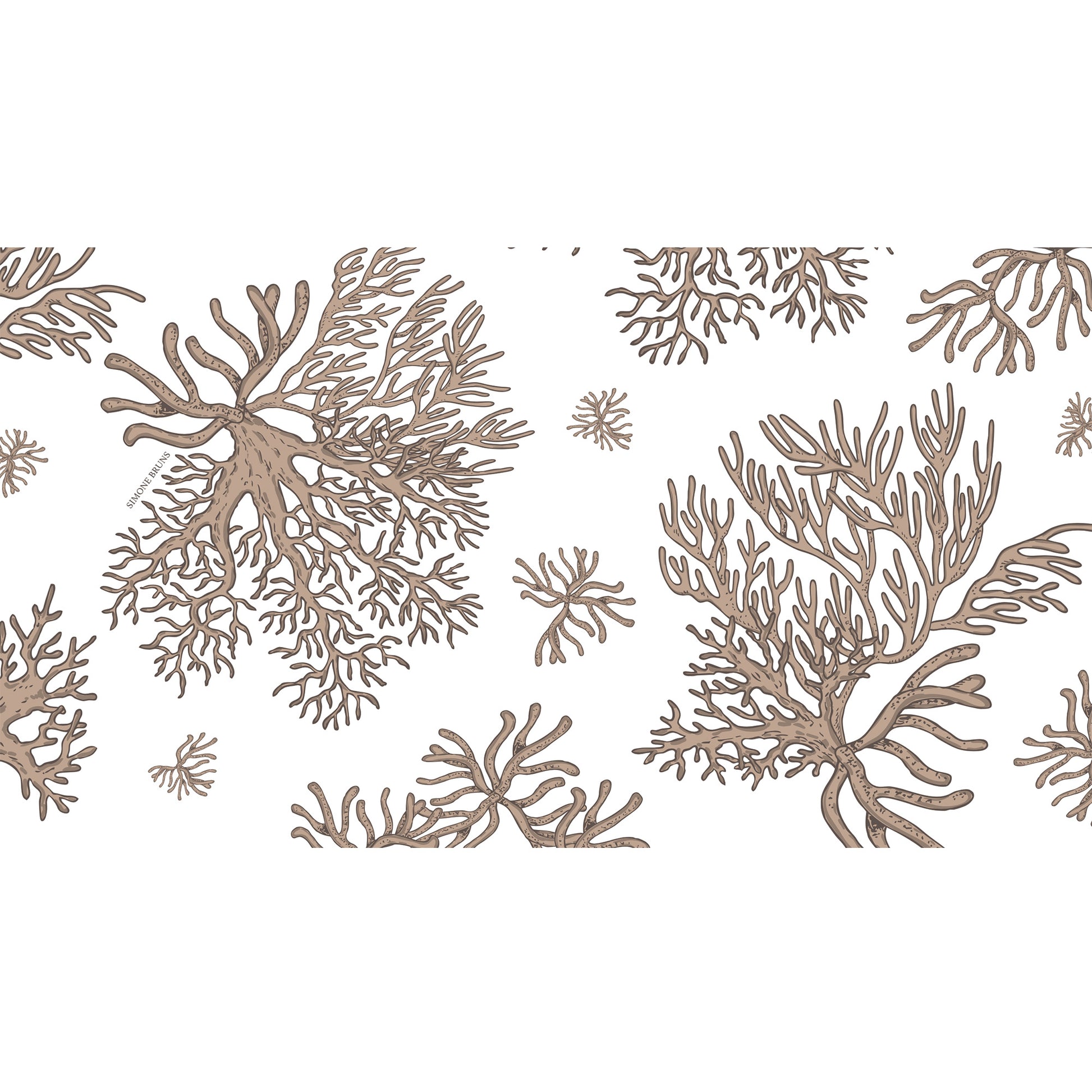 AMORAL CASHMERE SCARF - OFF WHITE/TAUPE