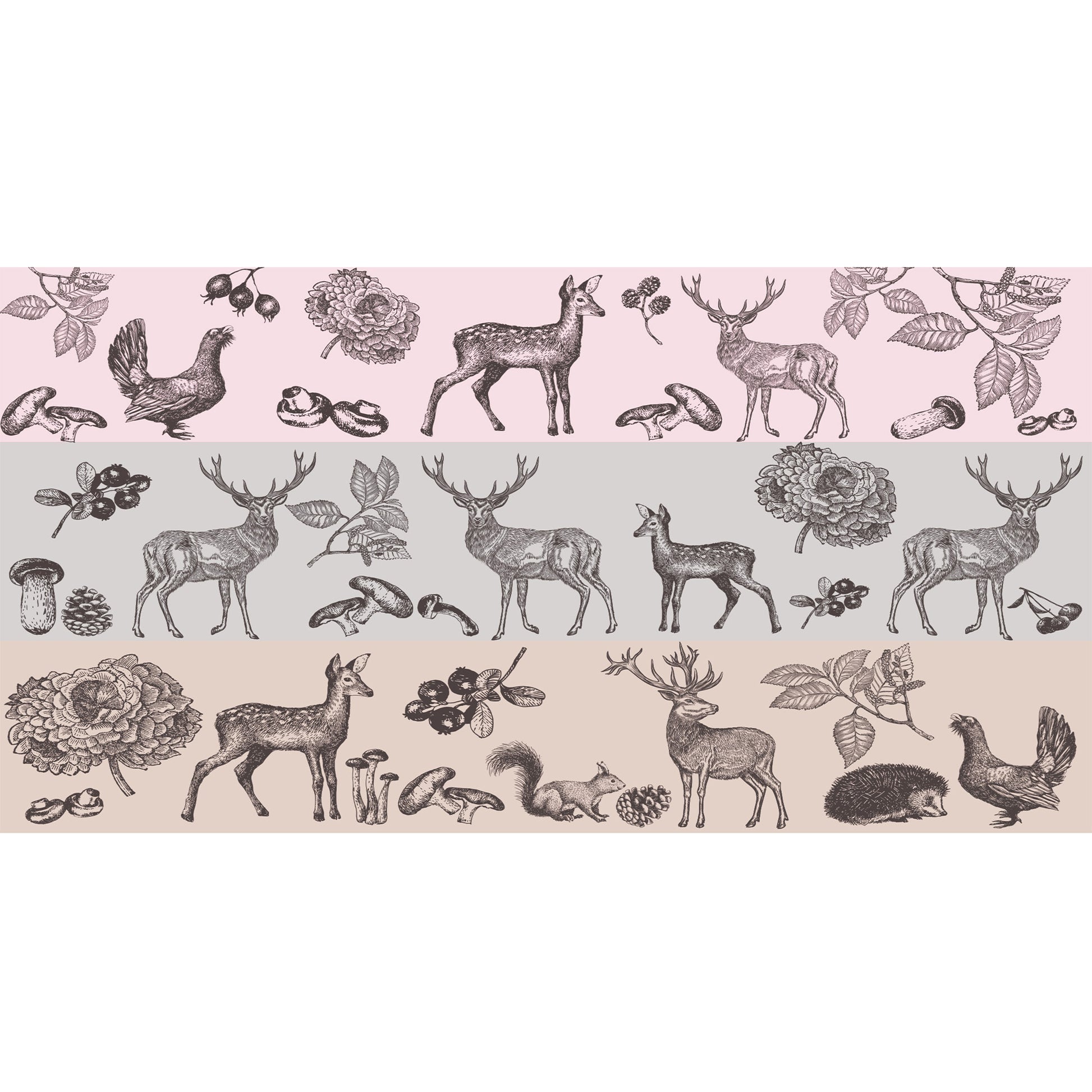 WOODLAND 3 COLOR FELTED CASHMERE SCARF