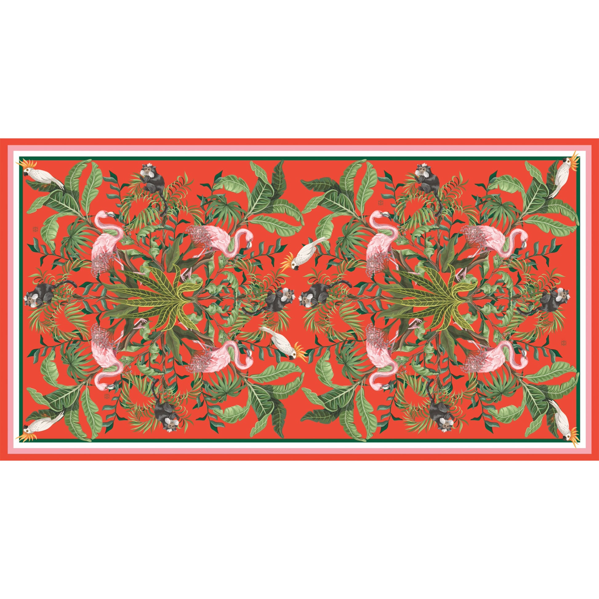 JUNGLE ANIMALS CASHMERE SCARF