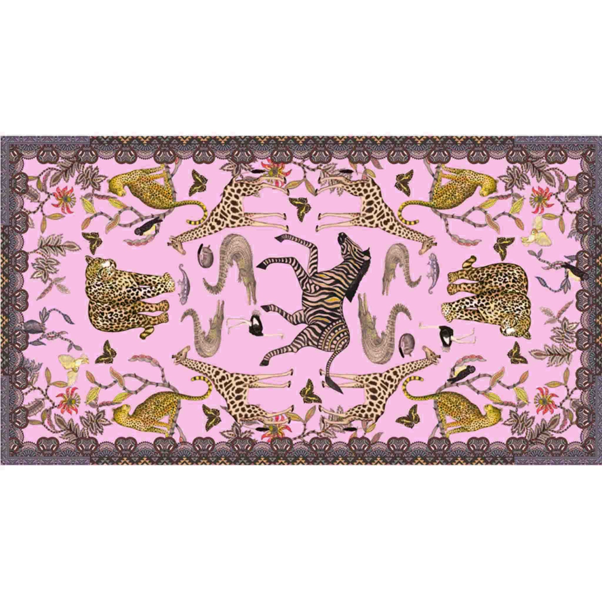 WILDLIFE CASHMERE SCARF