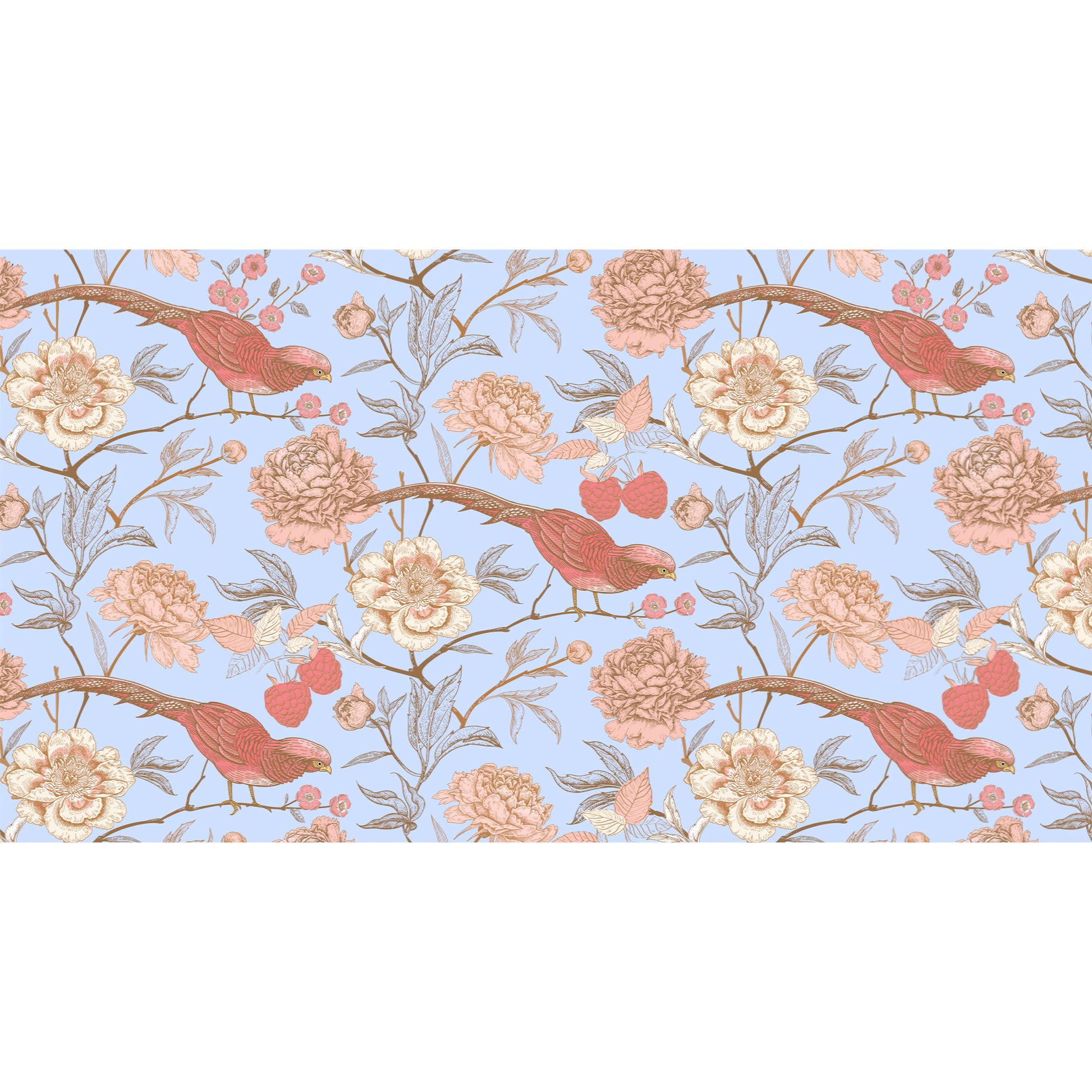 BIRD PARADISE CASHMERE SCARF