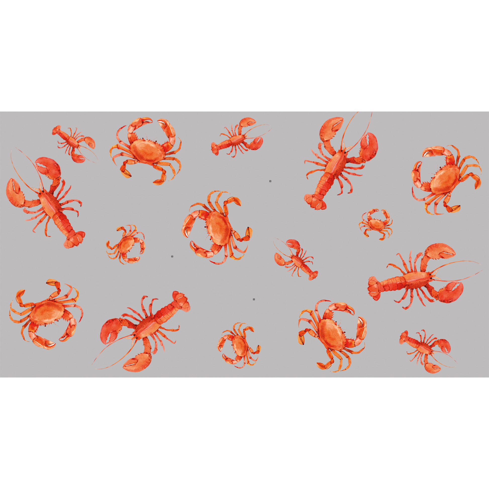CRAB & LOBSTER CASHMERE SCARF