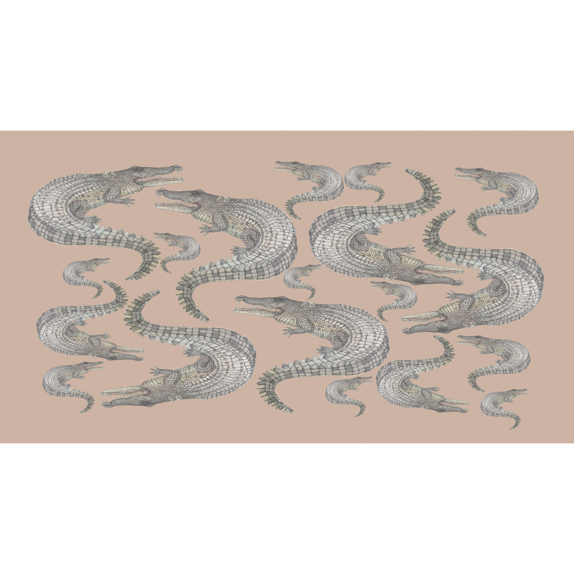 CROCODILE CASHMERE SCARF