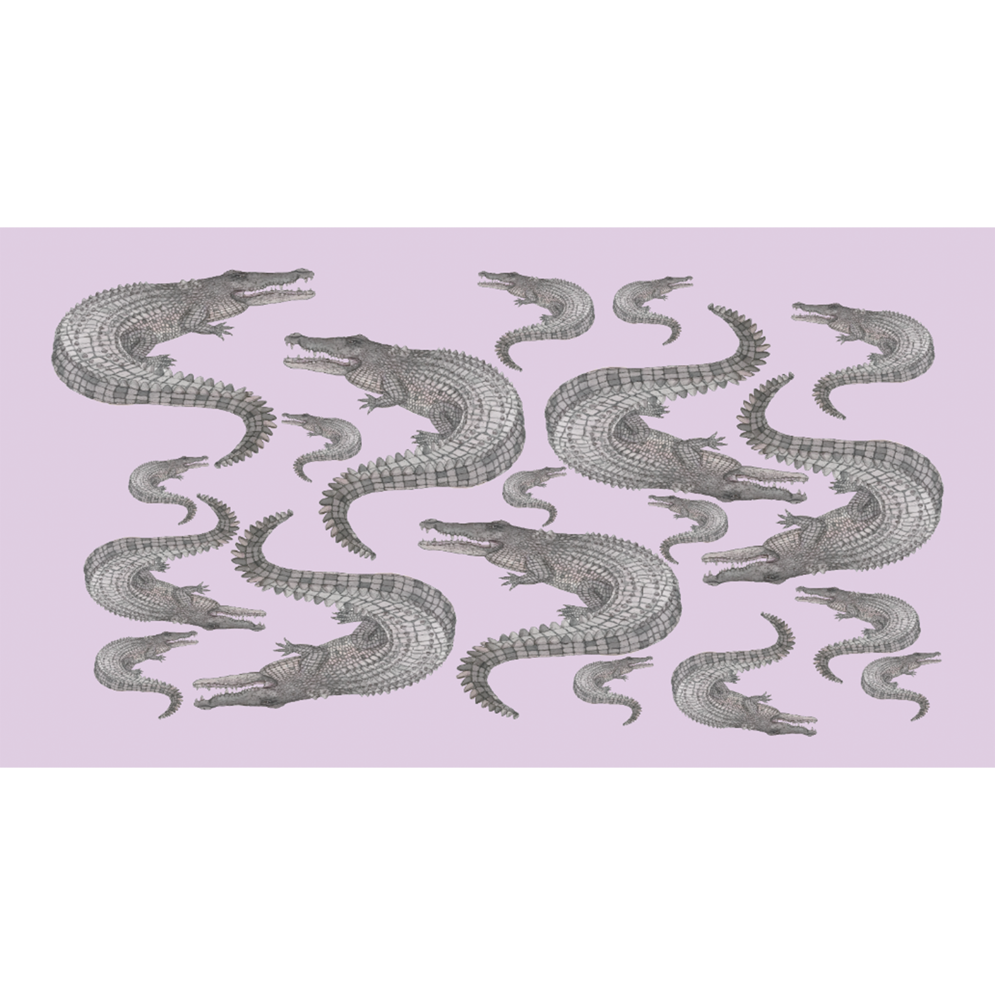 CROCODILE CASHMERE SCARF