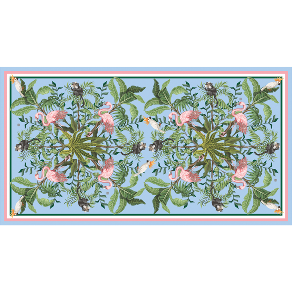 JUNGLE ANIMALS CASHMERE SCARF